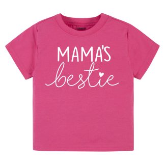 Infant & Toddler Girls "Mama's Bestie" Short Sleeve Tee