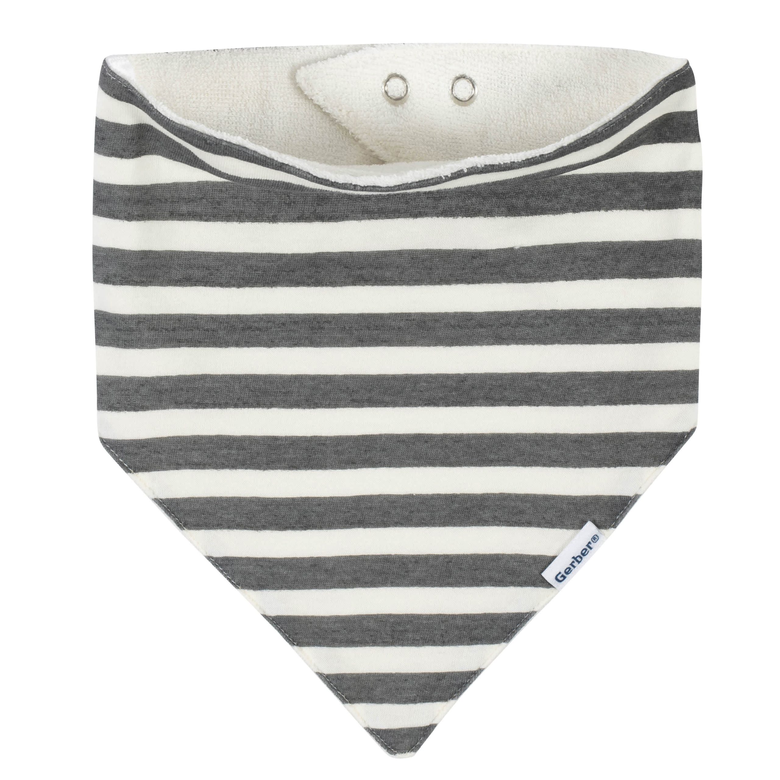 4-Pack Baby Boys Bear Bandana Bibs - Image 2