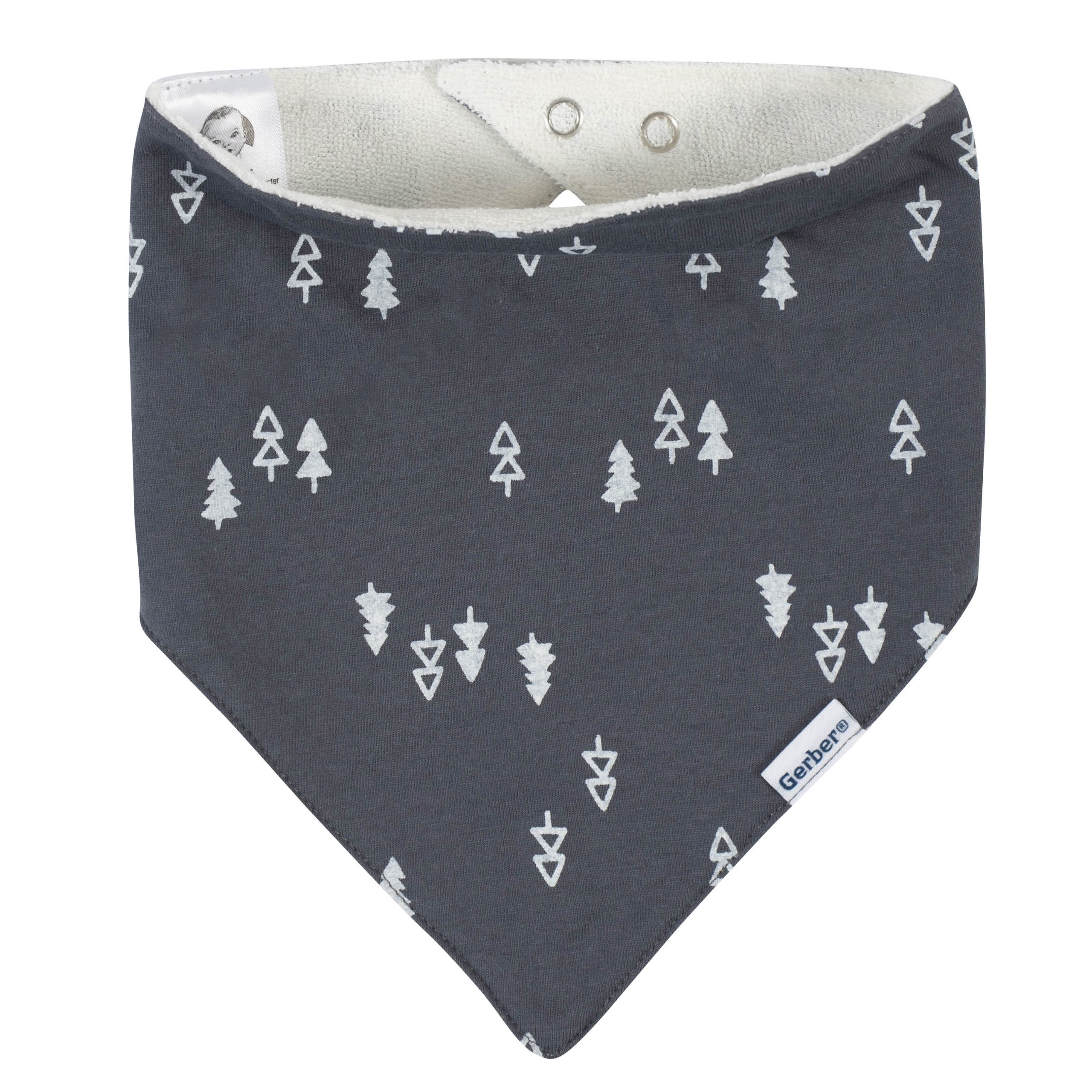 4-Pack Baby Boys Bear Bandana Bibs - Image 4