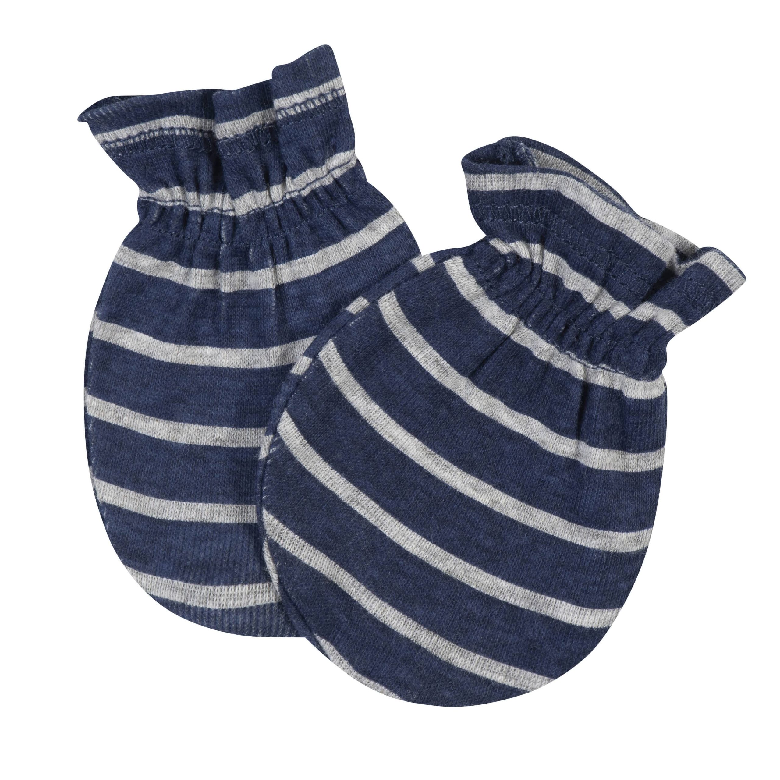 3-Pack Baby Boys Dino No Scratch Mittens - Image 4