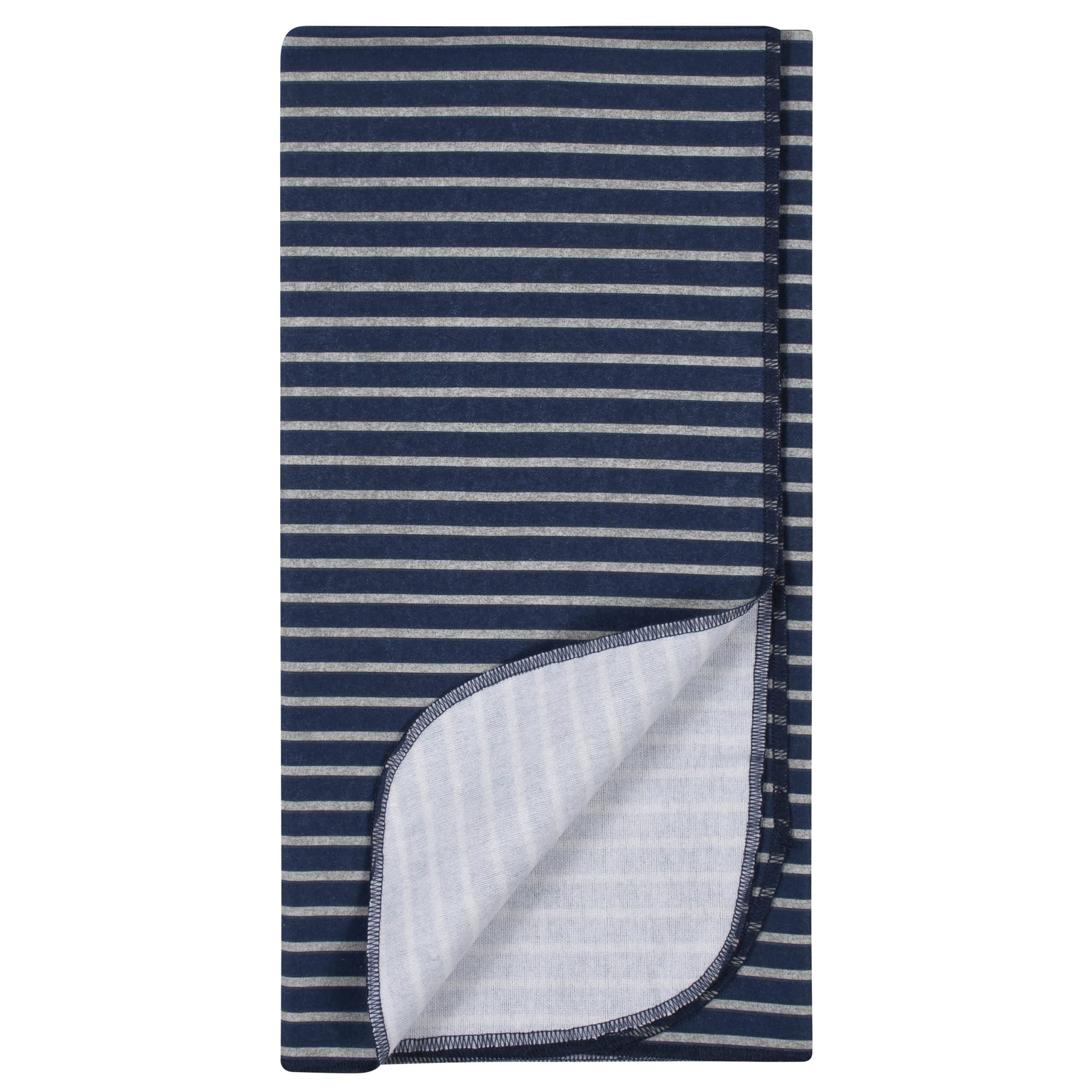 4-Pack Boys Dino Flannel Receiving Blankets - Image 4