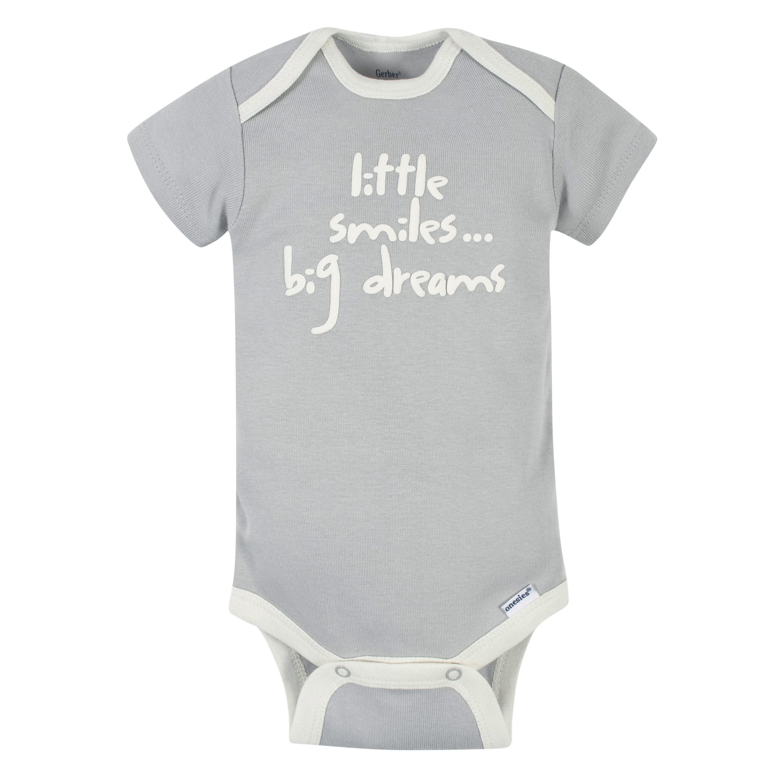 5-Pack Baby Neutral Safari Short Sleeve Onesies® Bodysuits - Image 3