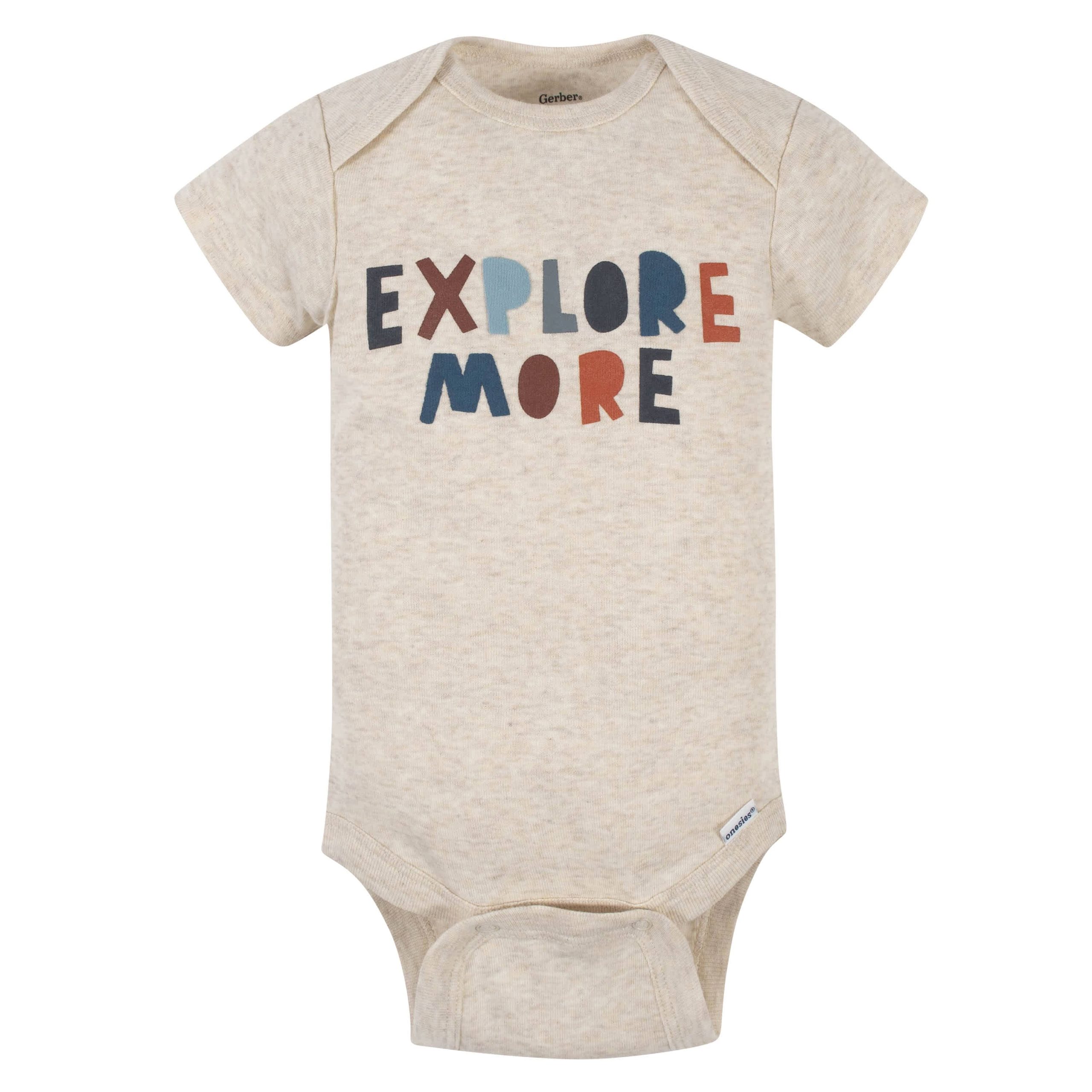 5-Pack Baby Boys Fox Short Sleeve Onesies® Bodysuits - Image 3