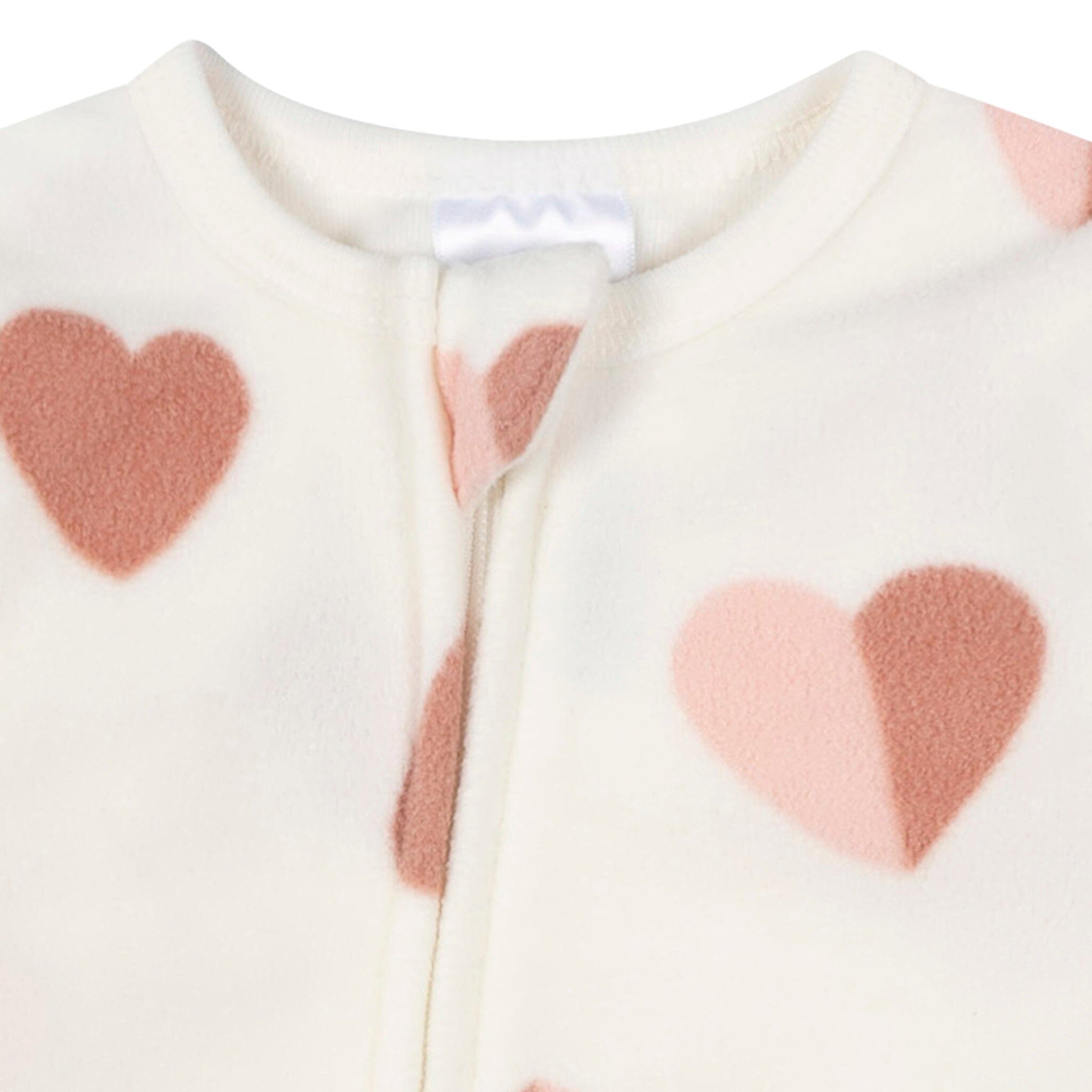 2-Pack Baby & Toddler Girls Hearts Footed Fleece Pajamas - Image 7