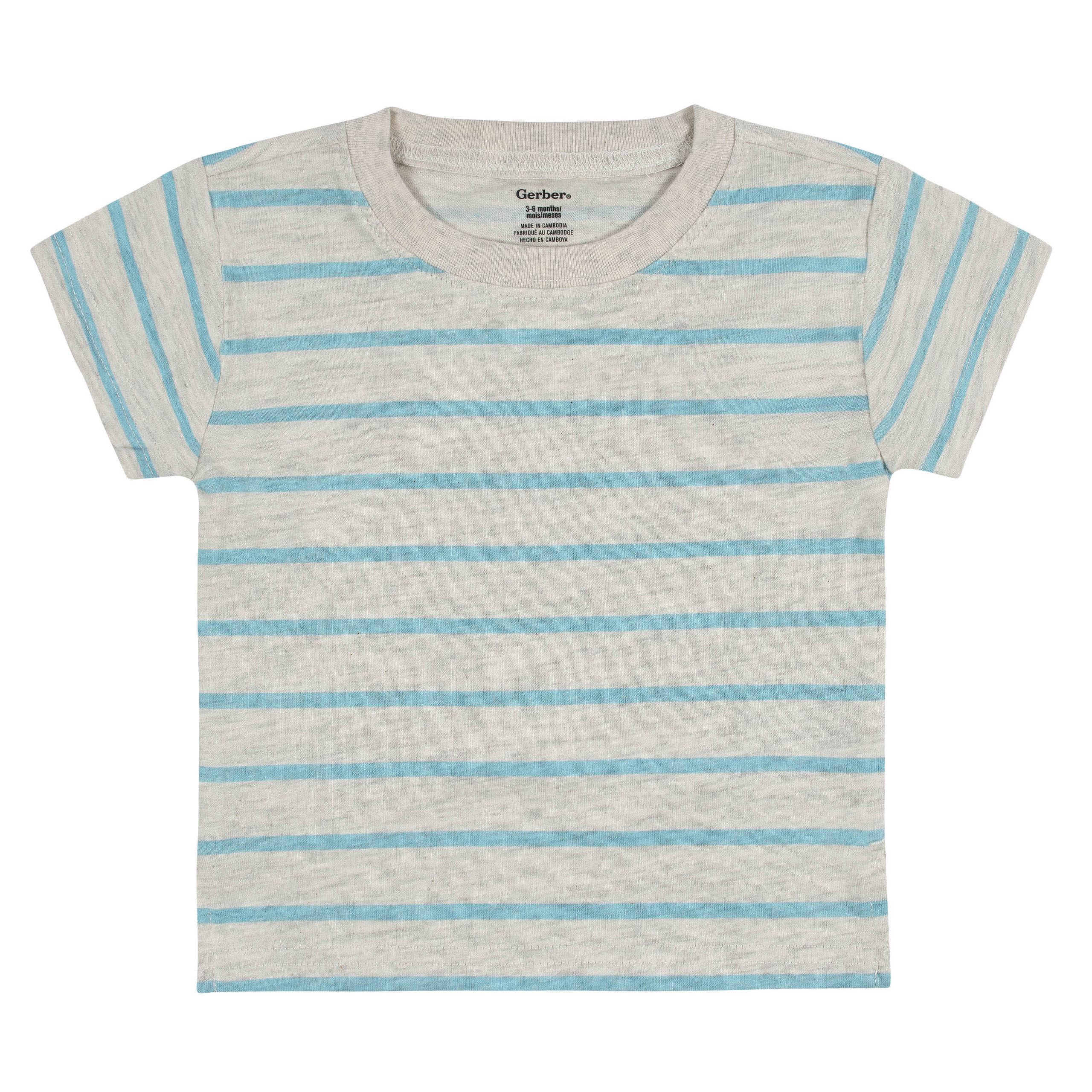 3-Pack Baby & Toddler Boys Royal Blues Short Sleeve Pocket Tees - Image 7