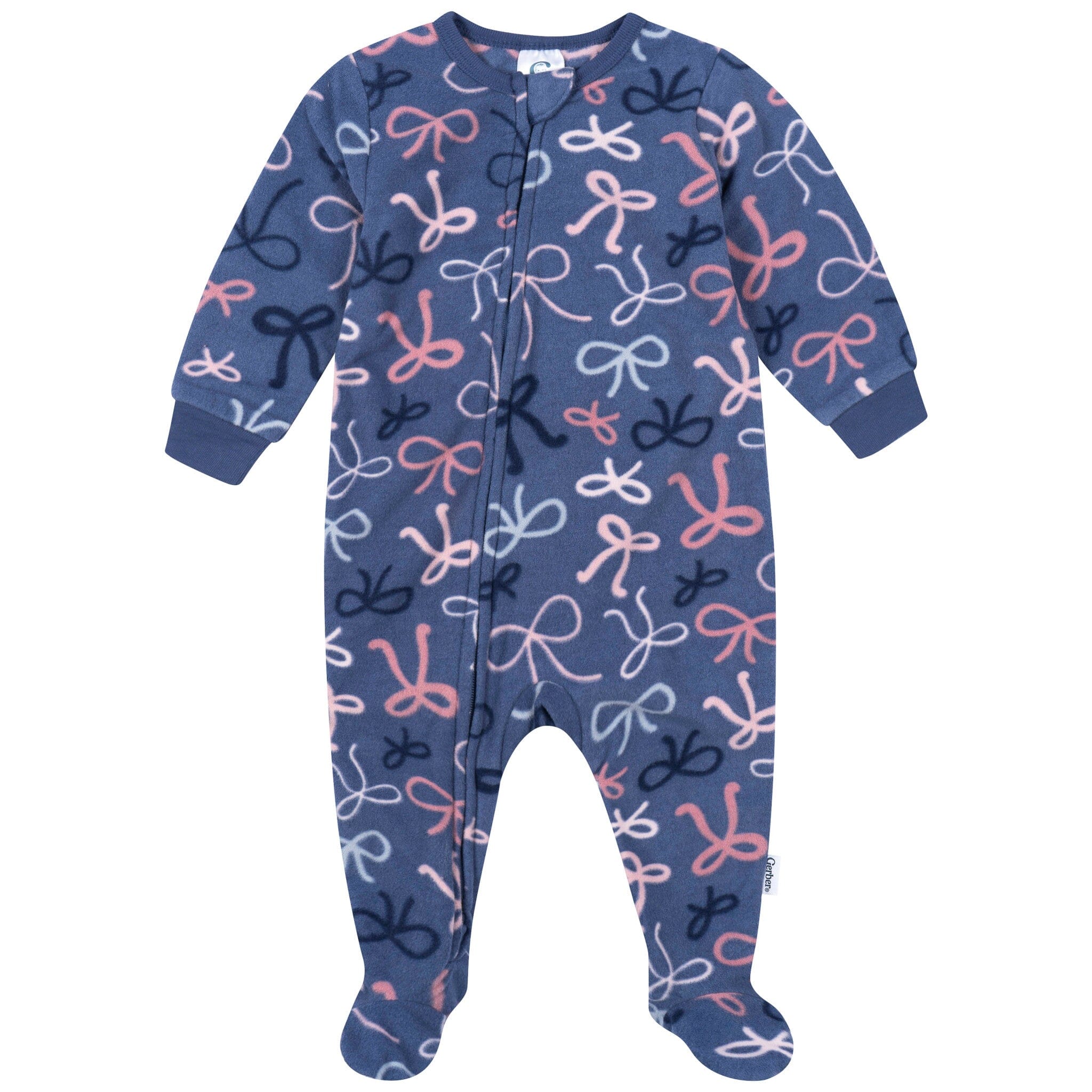 2-Pack Baby & Toddler Girls Cherries Footed Fleece Pajamas - Image 2