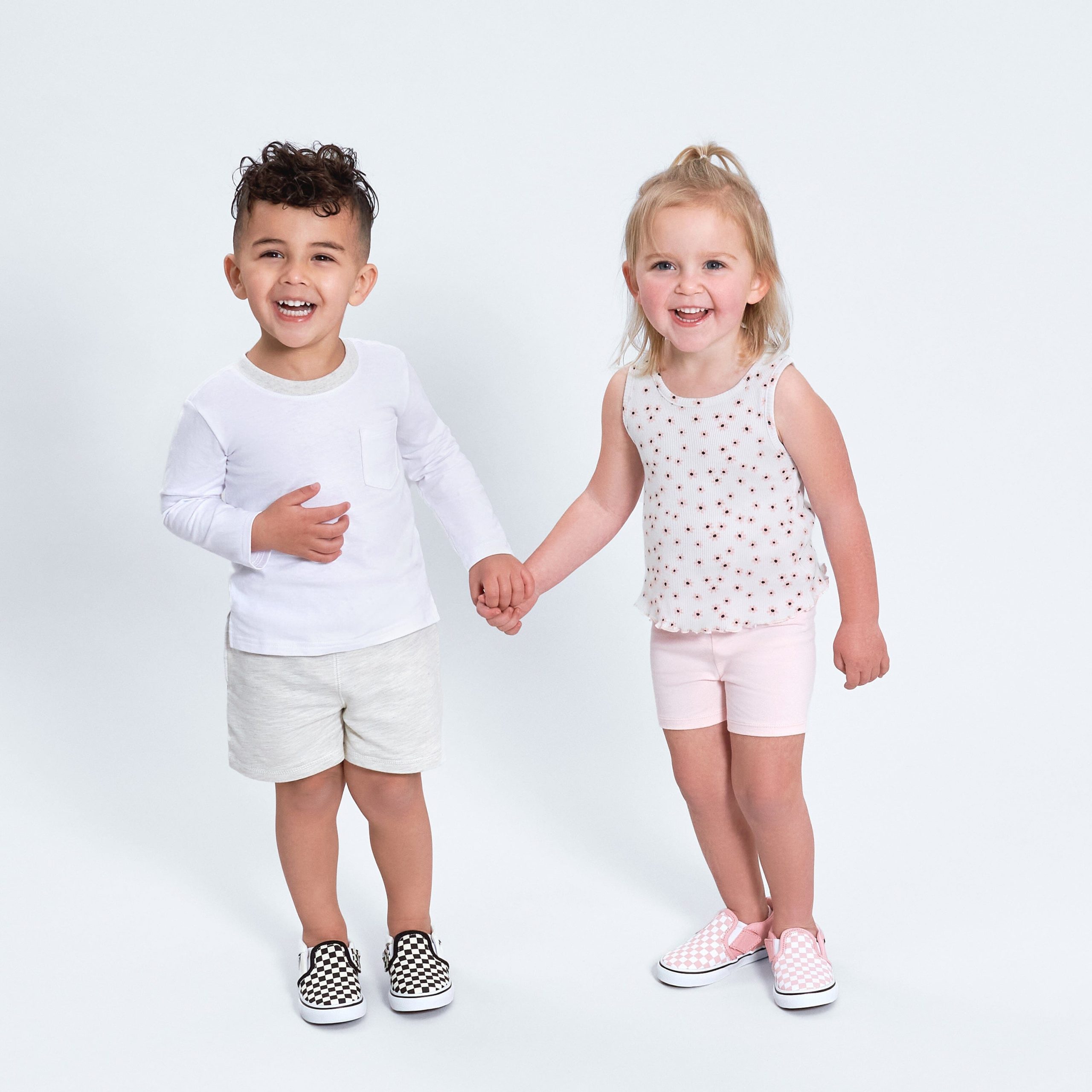 3-Pack Baby & Toddler Girls Sweet Florals Pull-On Bike Shorts - Image 2