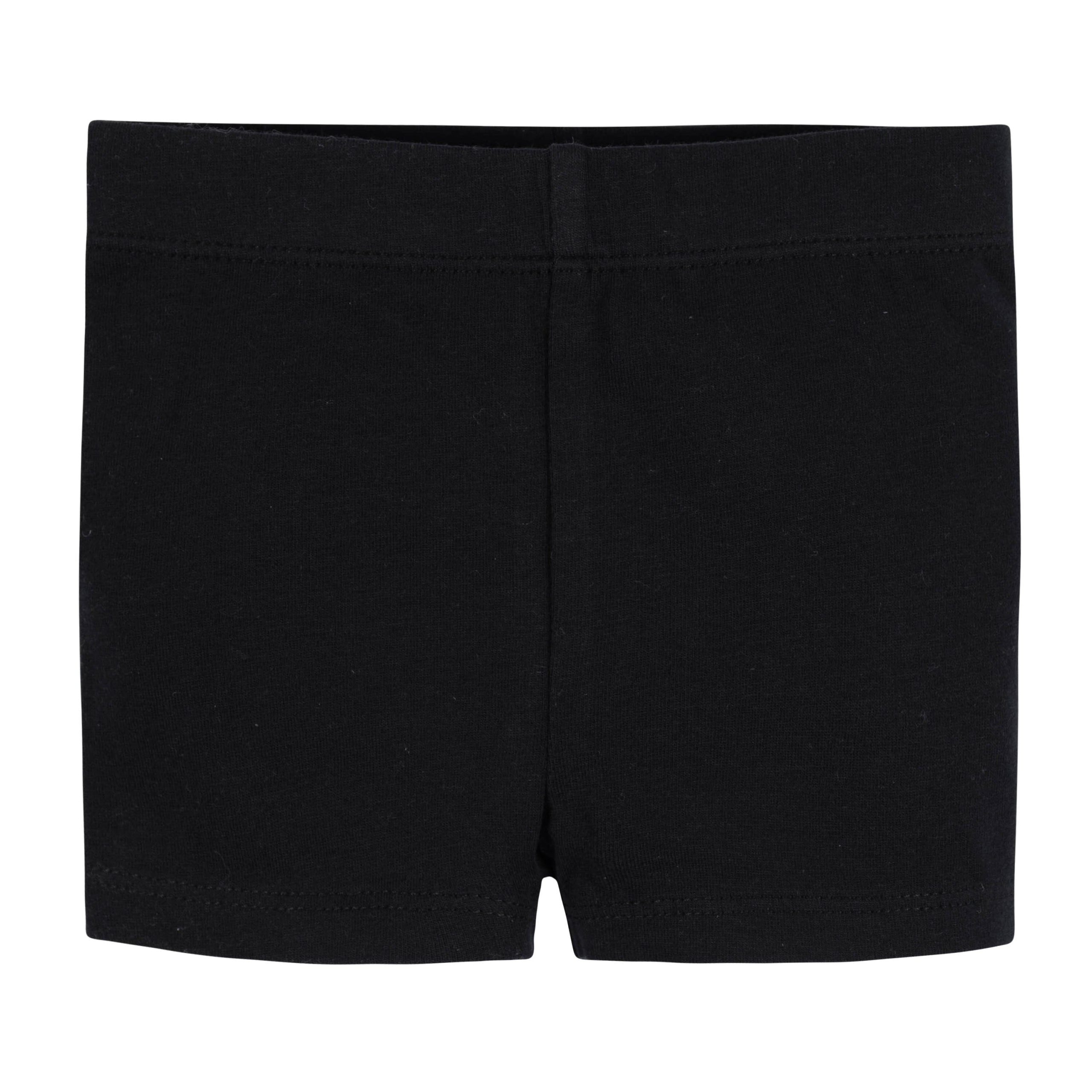 3-Pack Baby & Toddler Girls Sweet Florals Pull-On Bike Shorts - Image 3