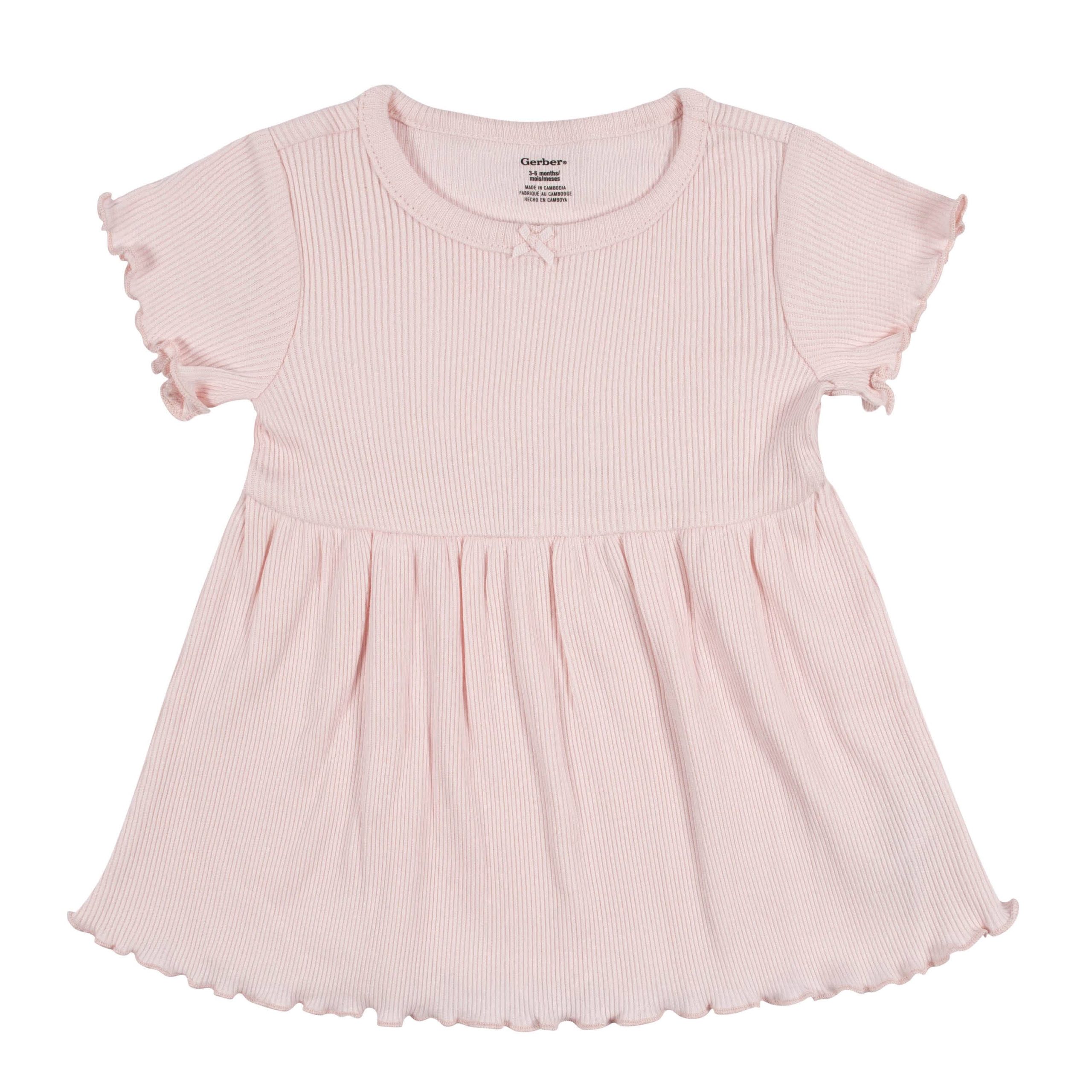 2-Pack Toddler Girls Sweet Florals Short Sleeve Cotton Dresses - Image 4