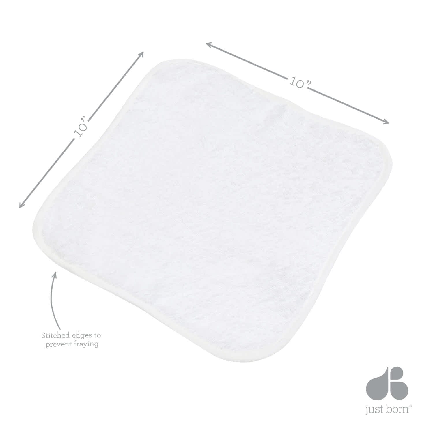 4-Pack Baby & Toddler Boys Stars Woven Washcloths - Image 3