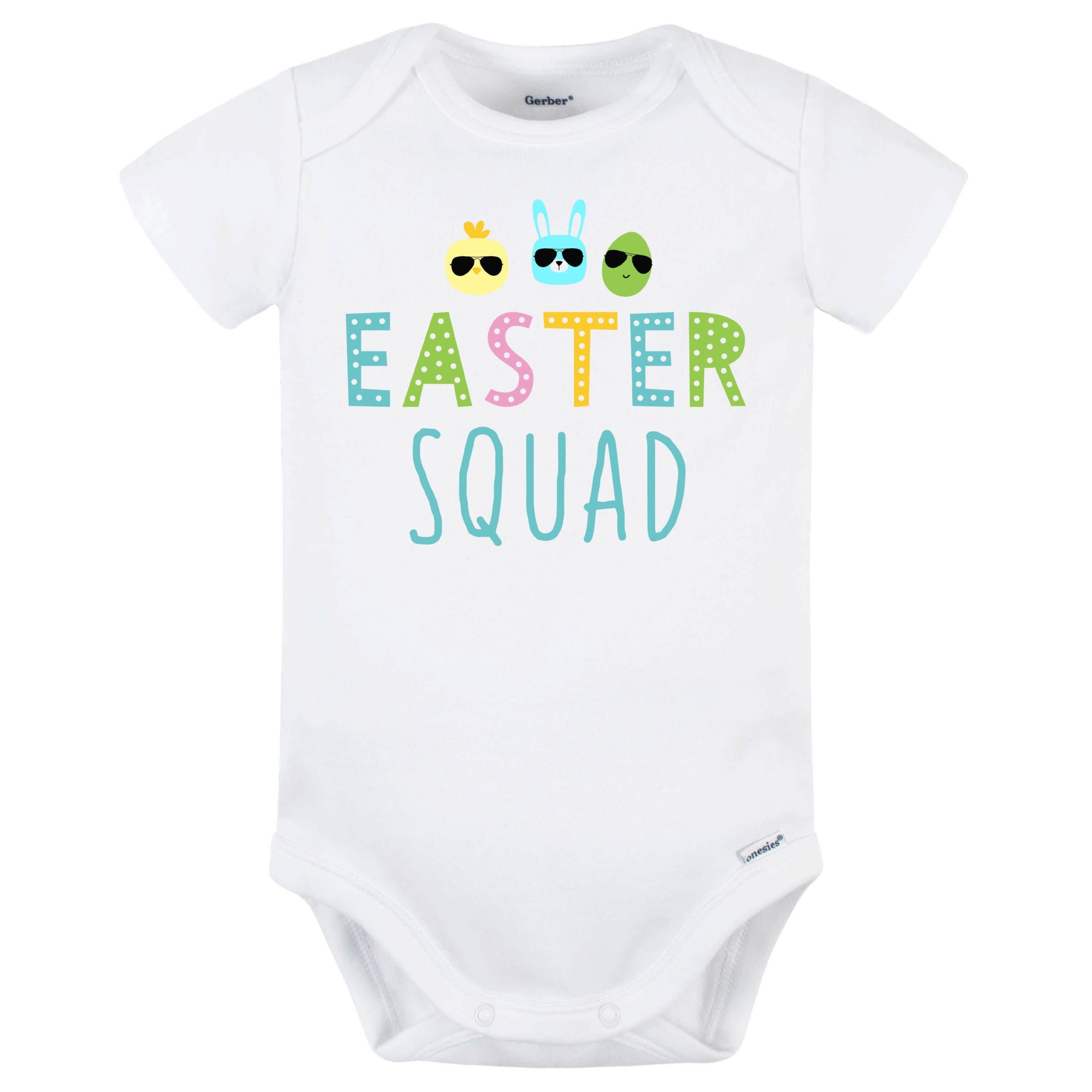 Baby Neutral "Easter Squad" Short Sleeve Onesies® Bodysuit - Image 3
