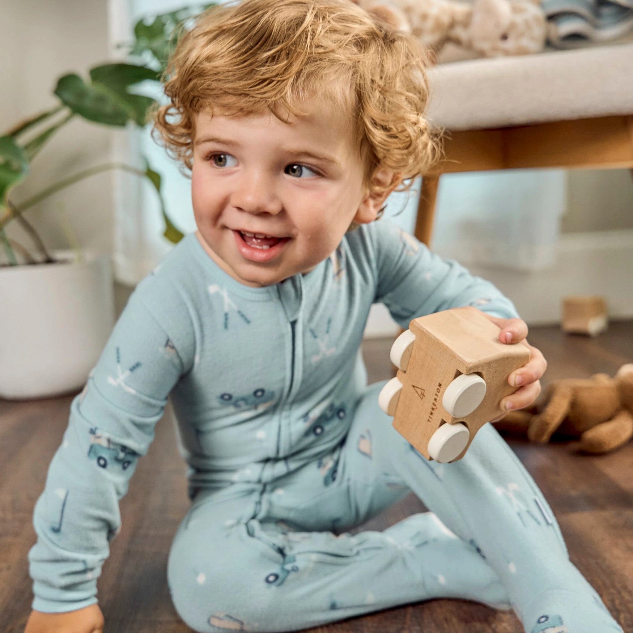 2-Pack Baby & Toddler Boys Golf Footed Fleece Pajamas - Image 3