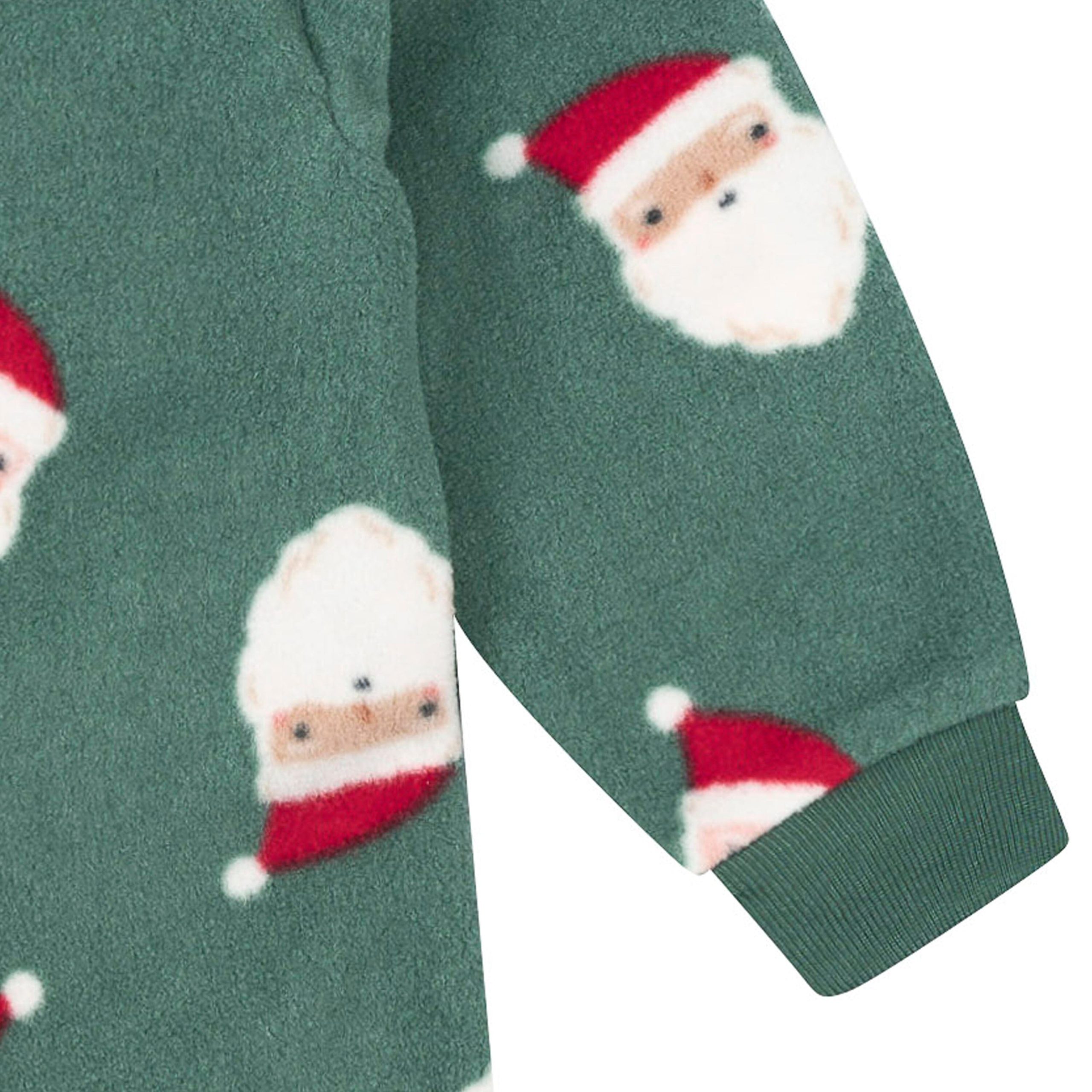 Baby & Toddler Neutral Santas Footed Fleece Pajamas - Image 4
