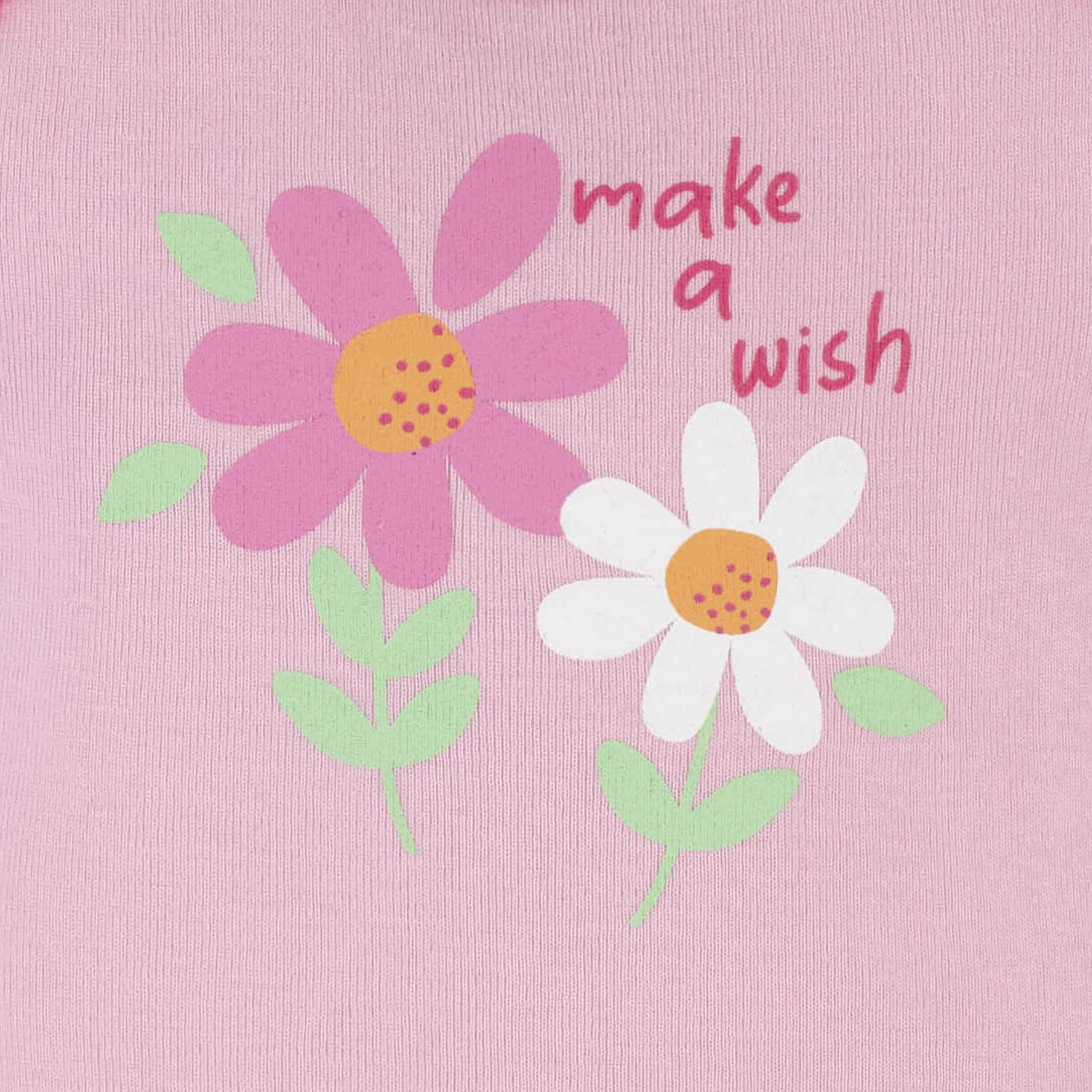 4-Piece Baby Girls Summer Blossom Onesies® Bodysuit, Tee, Skort & Pant Set - Image 5