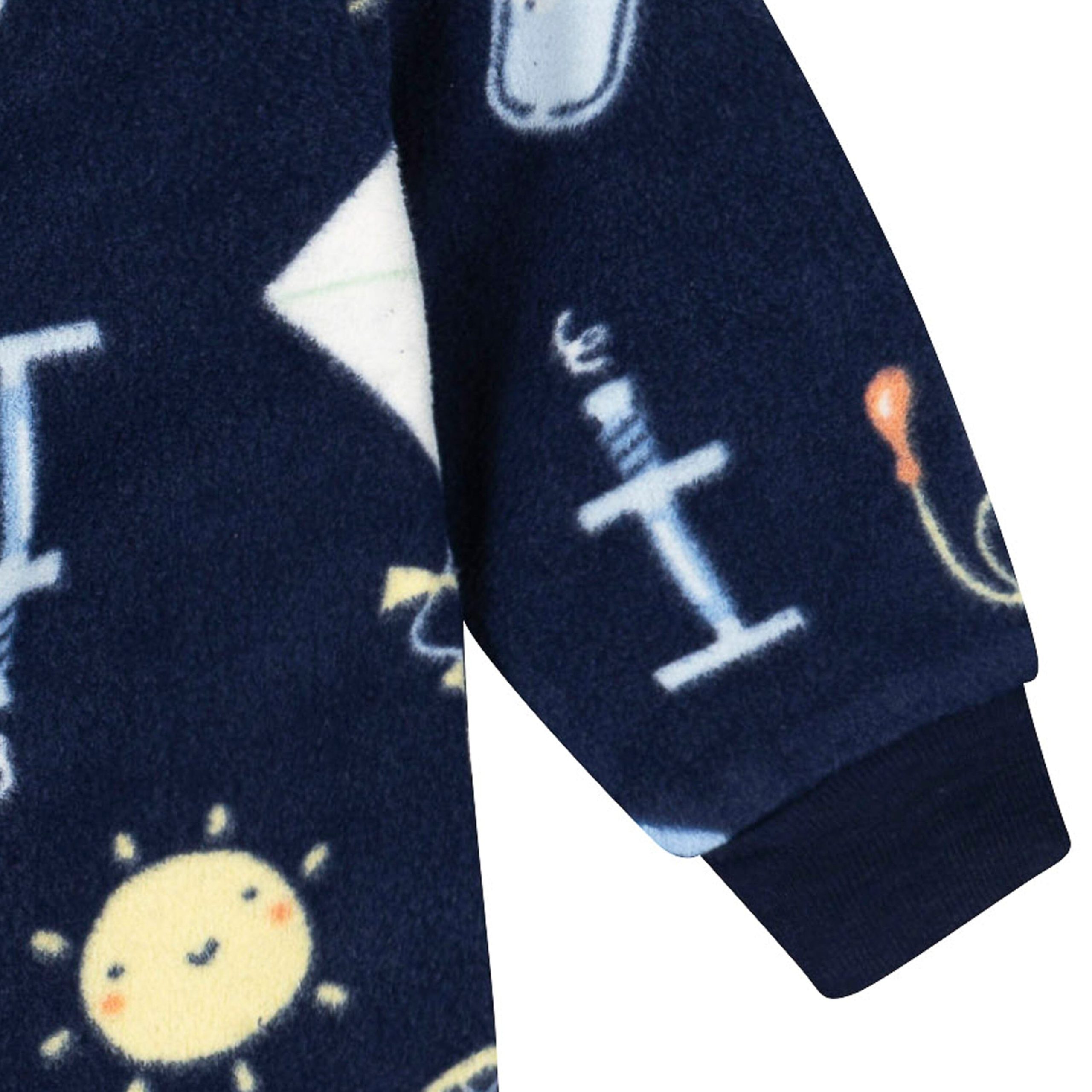 Baby & Toddler Neutral Playtime Footed Fleece Pajamas - Image 3