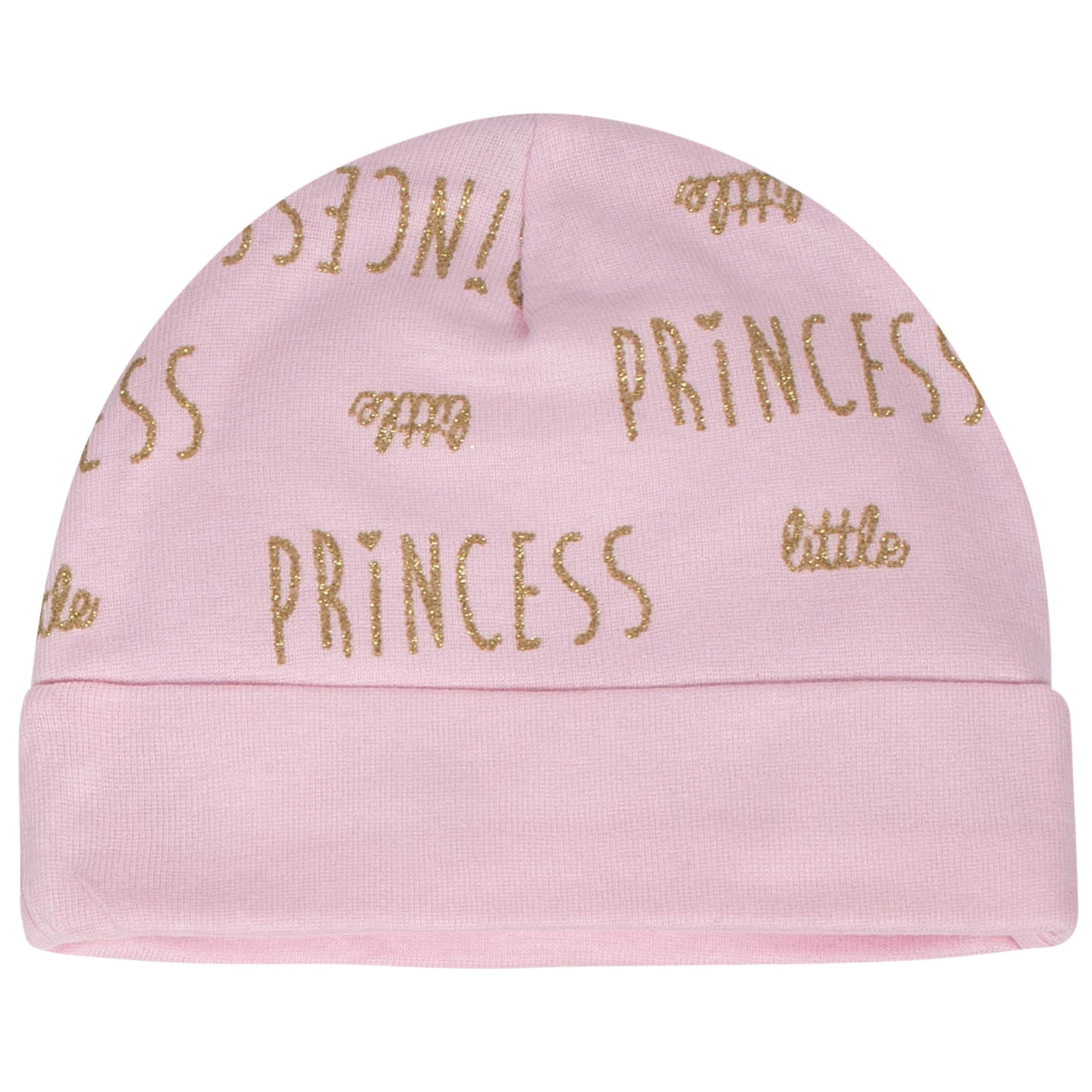 8-Piece Baby Girls Little Princess Caps & Mittens Set - Image 4