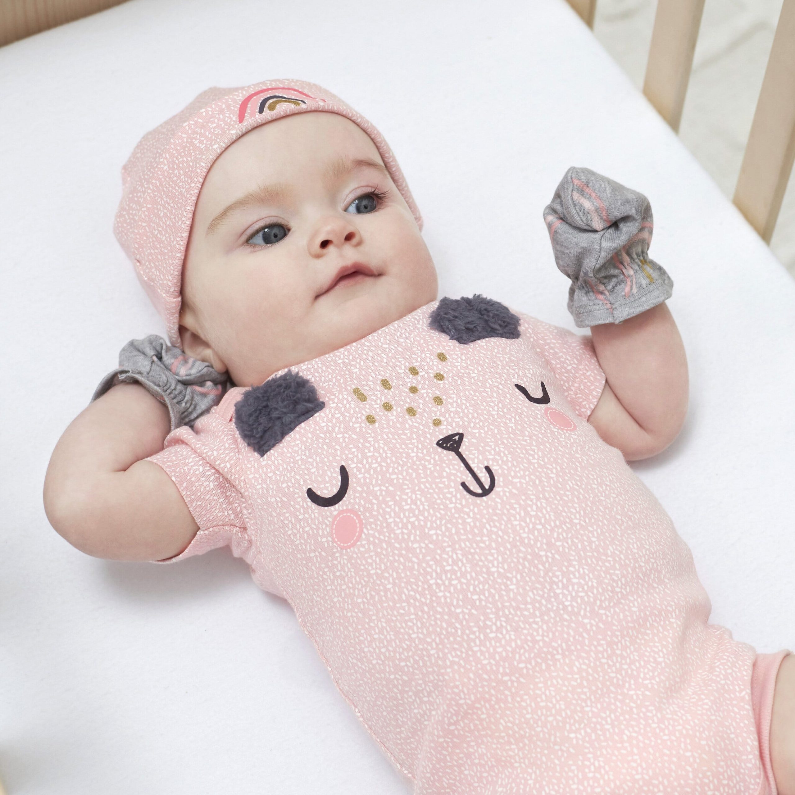 22-Piece Baby Girls Bear Apparel & Accessories Set - Image 9