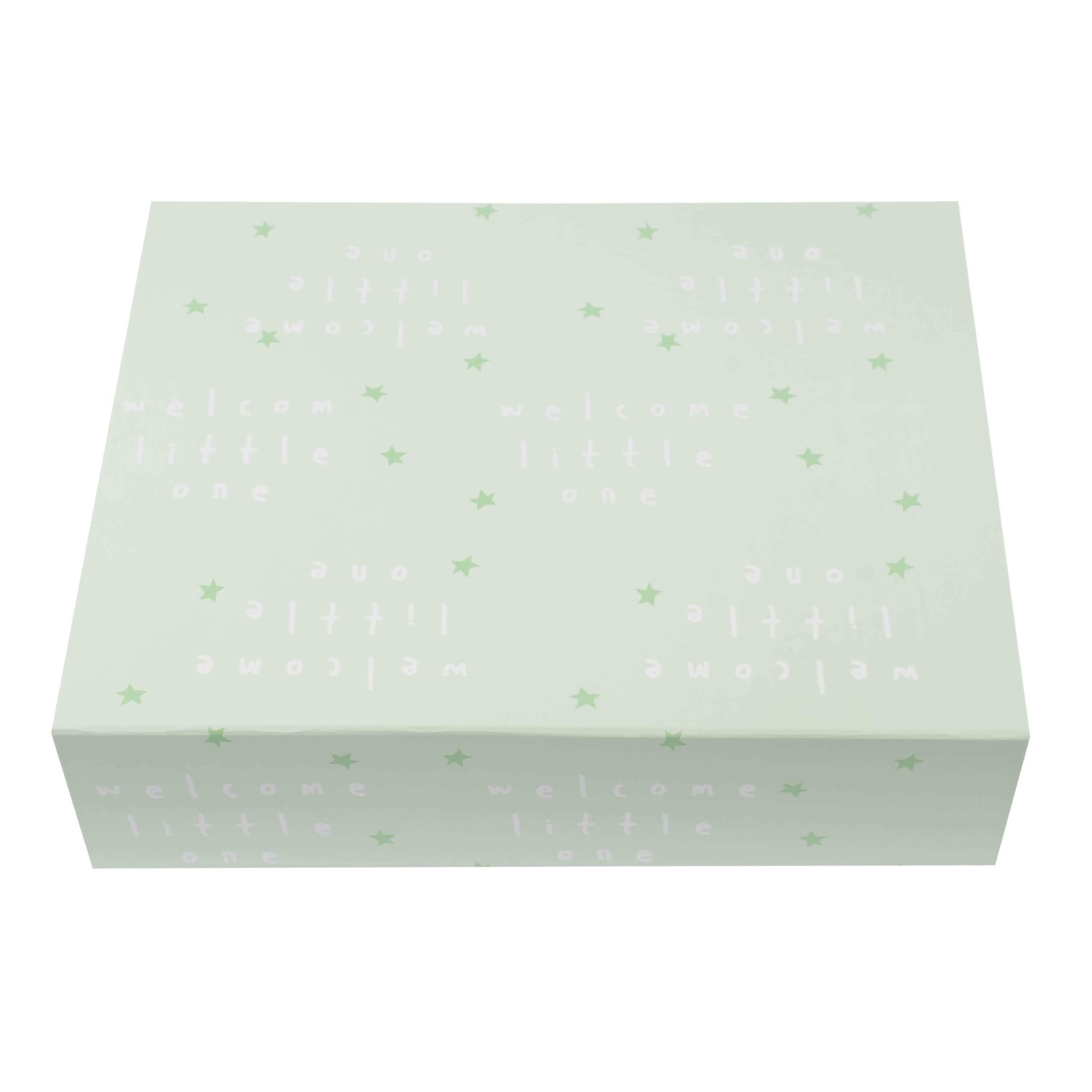 Green "Welcome Little One" Deluxe Gift Box - Image 5