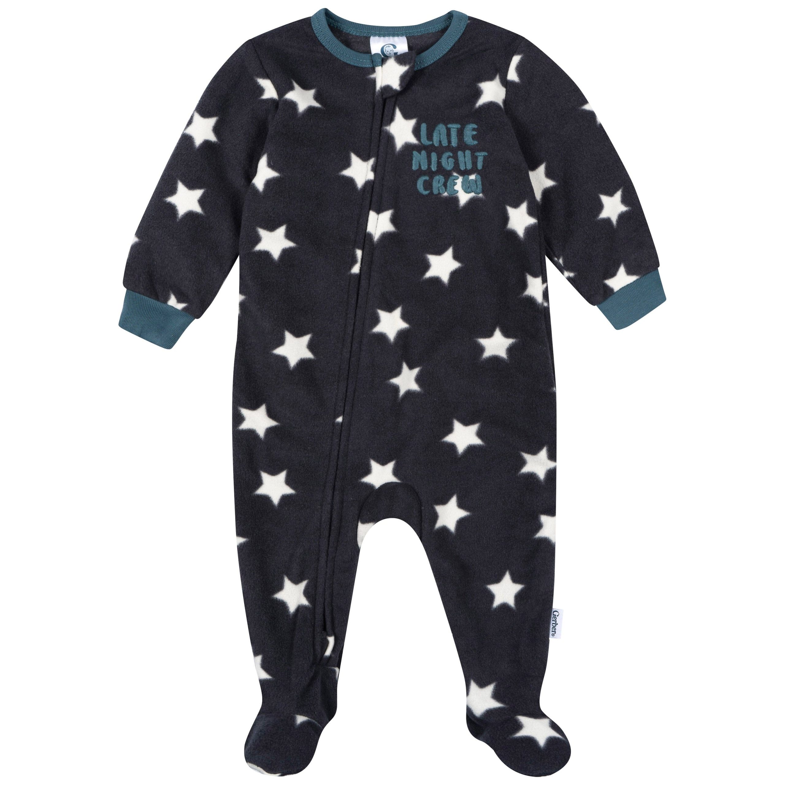 Baby & Toddler Boys Stars Footed Fleece Pajamas