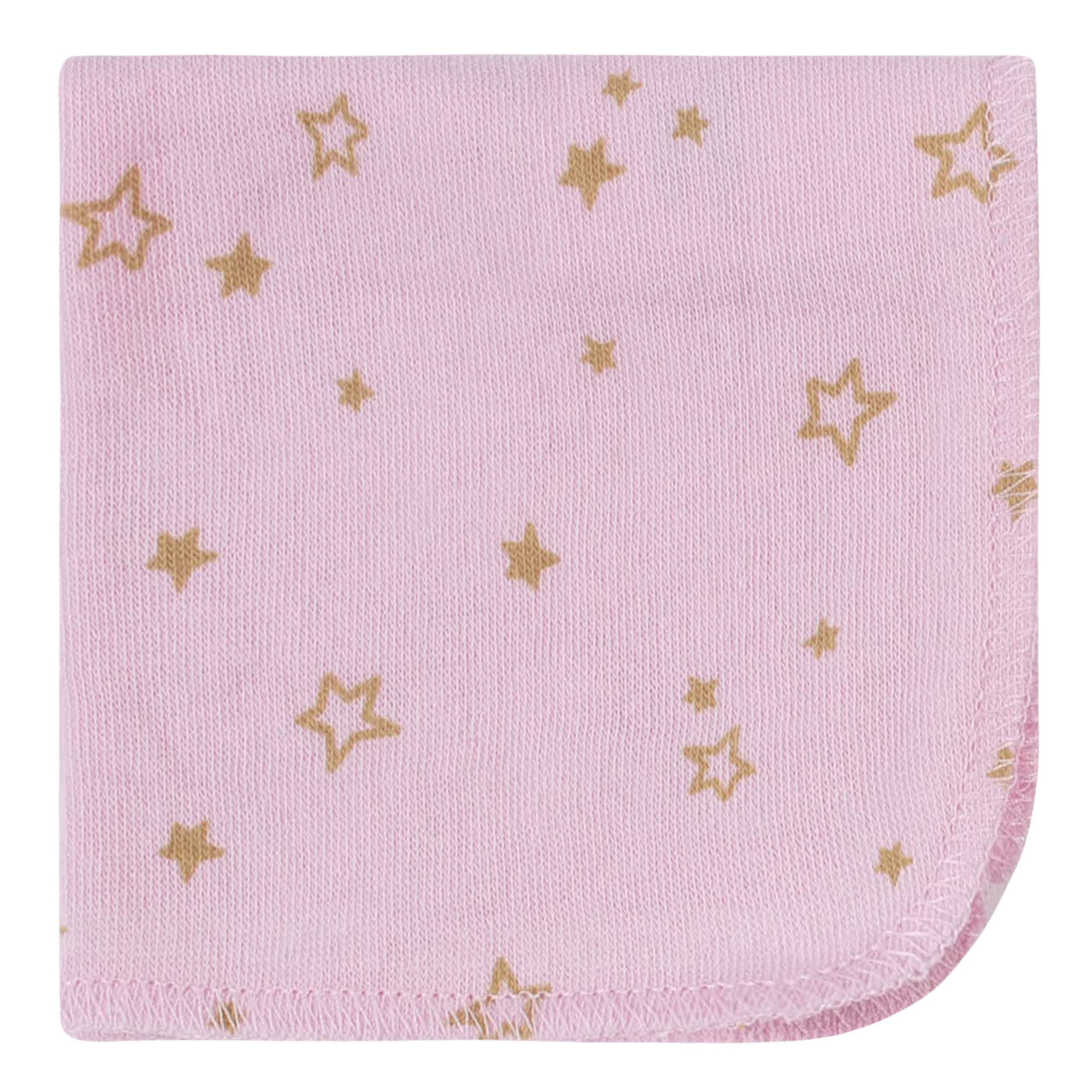 12-Piece Baby Girls Princess Hooded Towels & Washcloths Set - Image 6