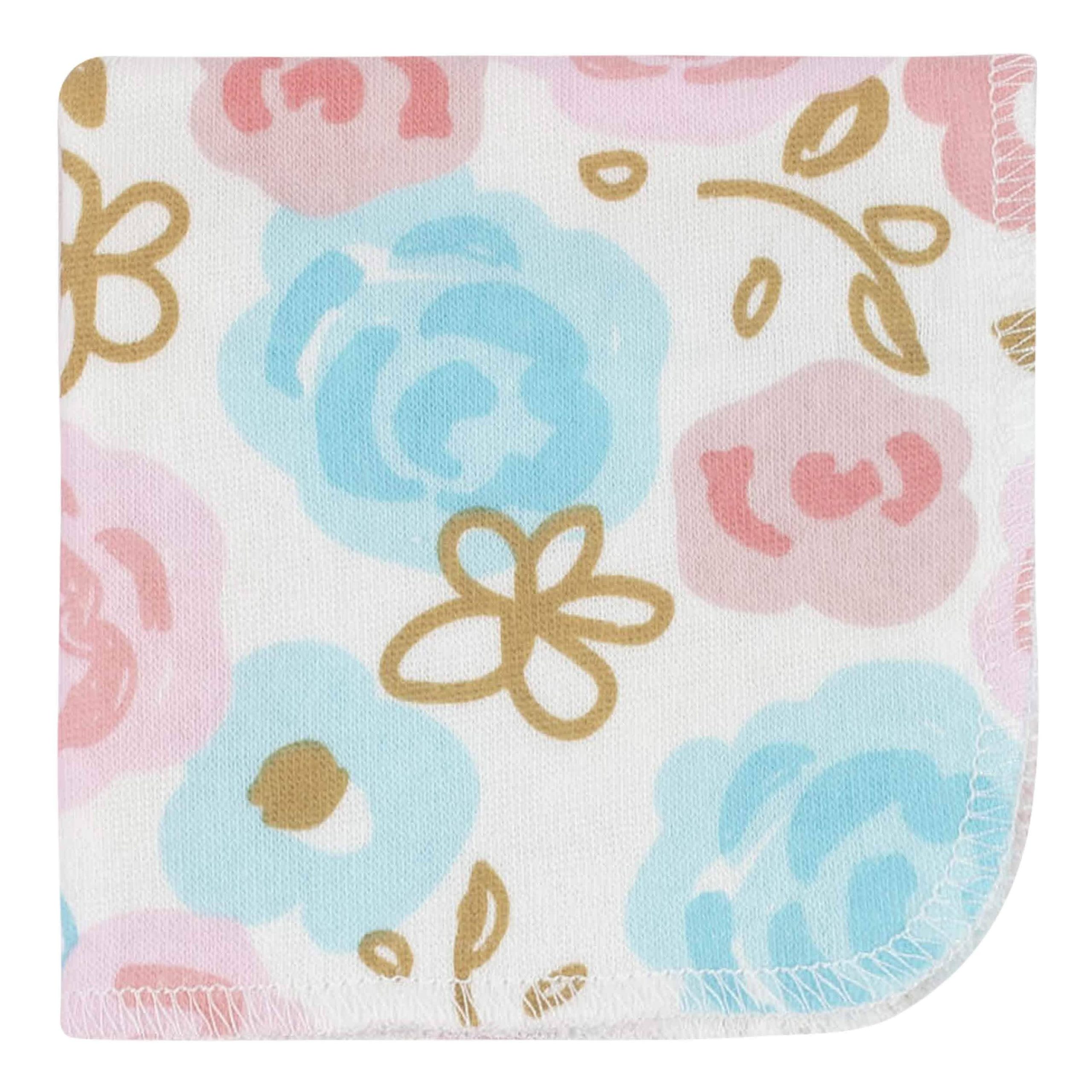 12-Piece Baby Girls Princess Hooded Towels & Washcloths Set - Image 7
