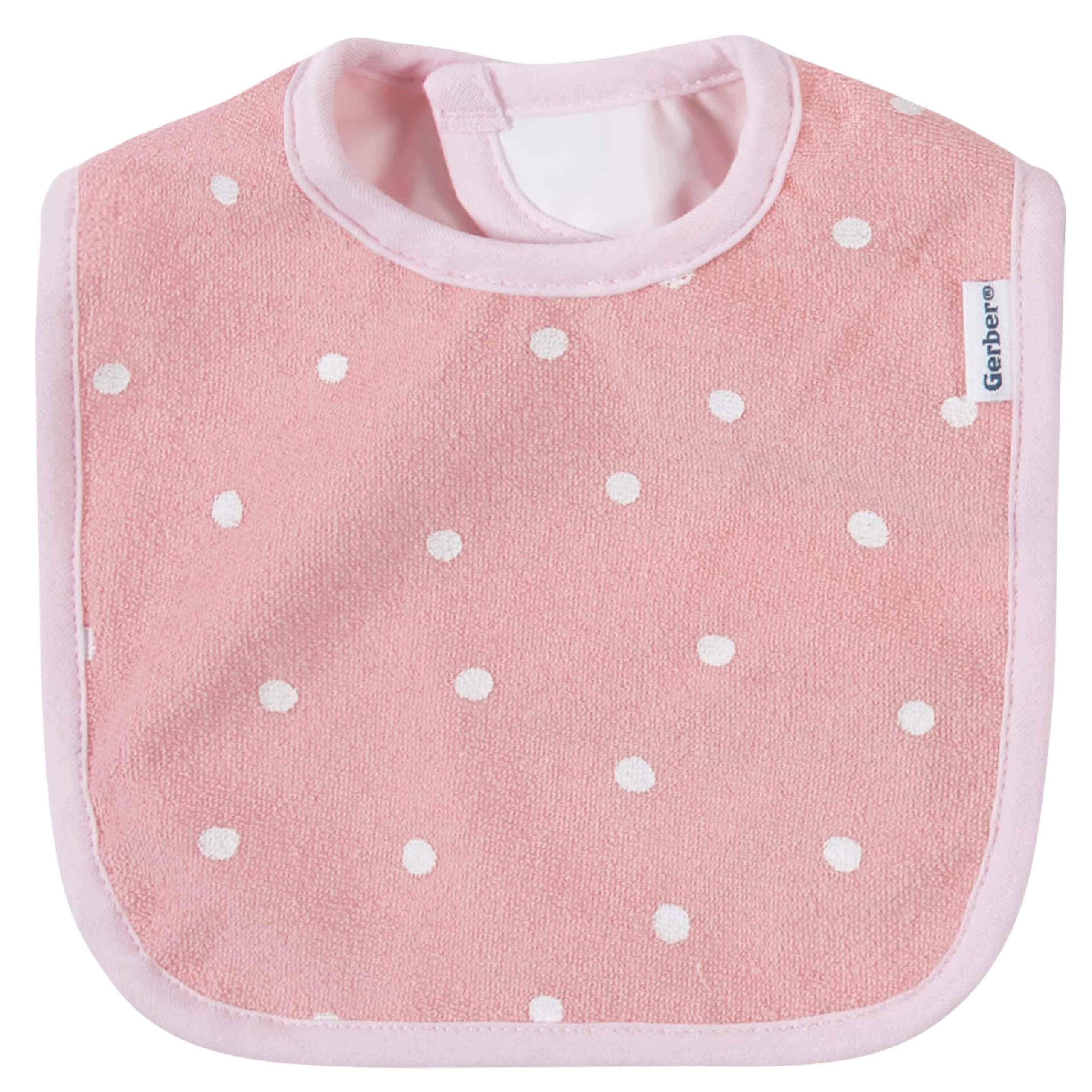 7-Piece Baby Girls Princess Terry Bibs & Terry Burp Cloths Set - Image 3
