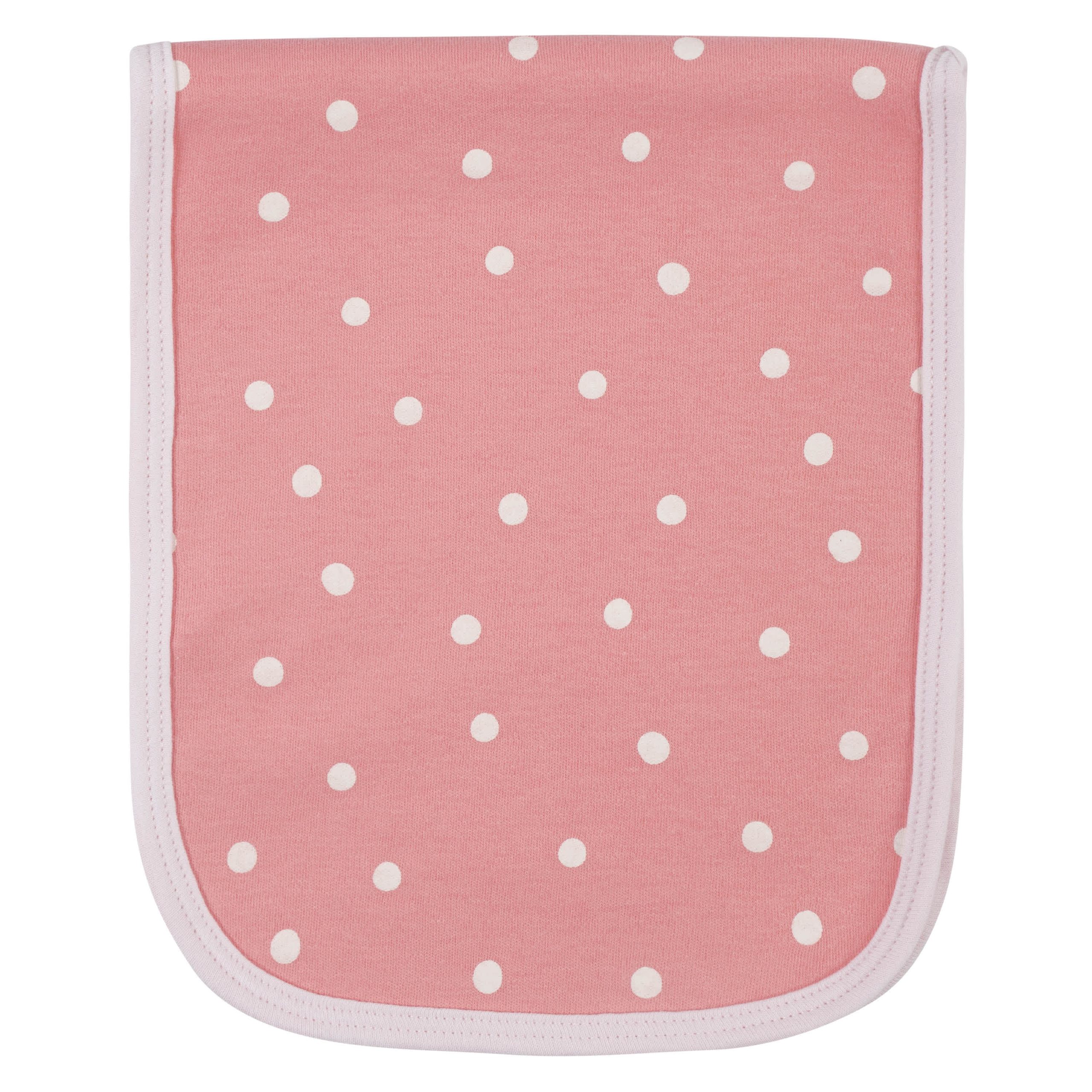7-Piece Baby Girls Princess Terry Bibs & Terry Burp Cloths Set - Image 6