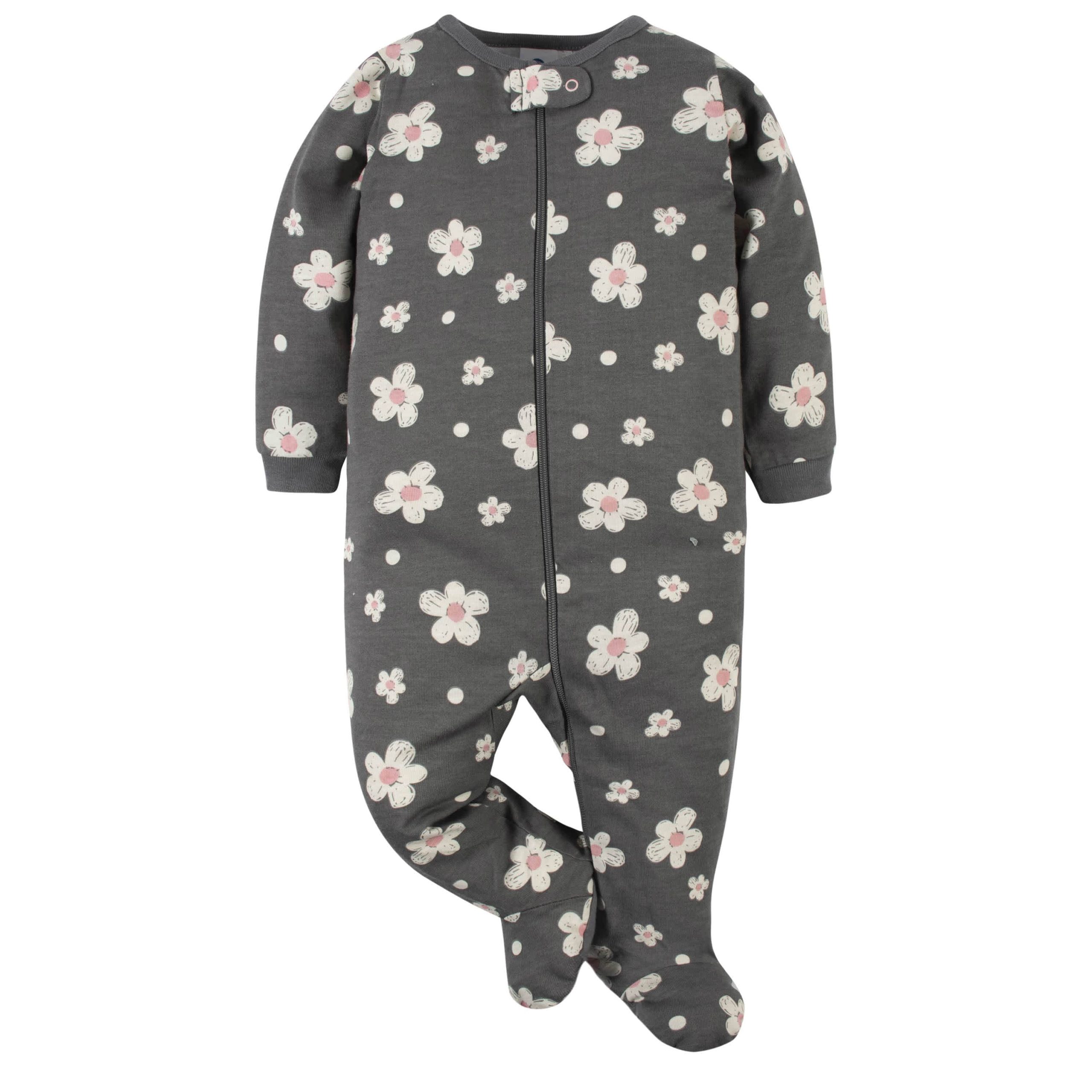 4-Pack Baby Girls Leopard Sleep 'N Plays - Image 6