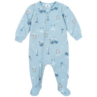 Baby & Toddler Boys Golf Footed Fleece Pajamas