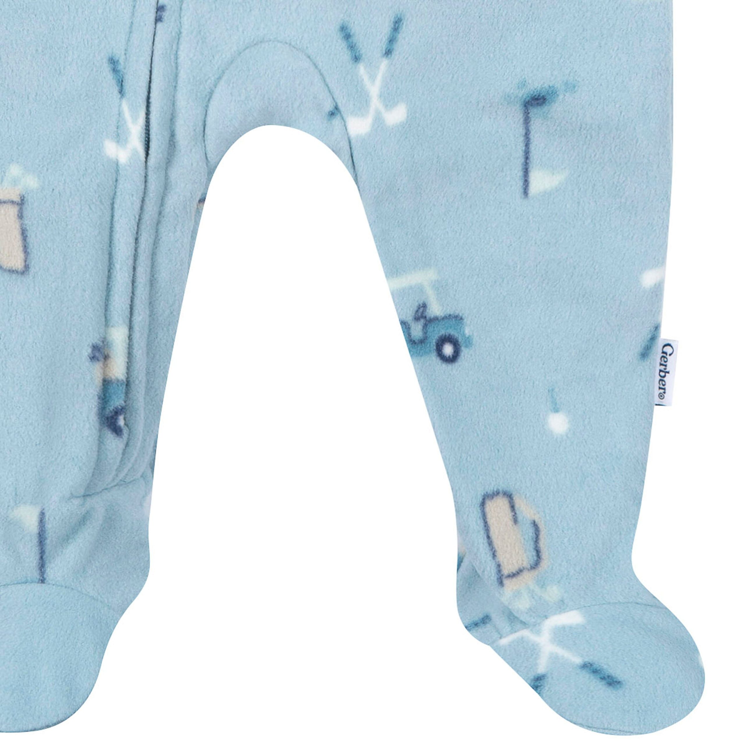 Baby & Toddler Boys Golf Footed Fleece Pajamas - Image 8