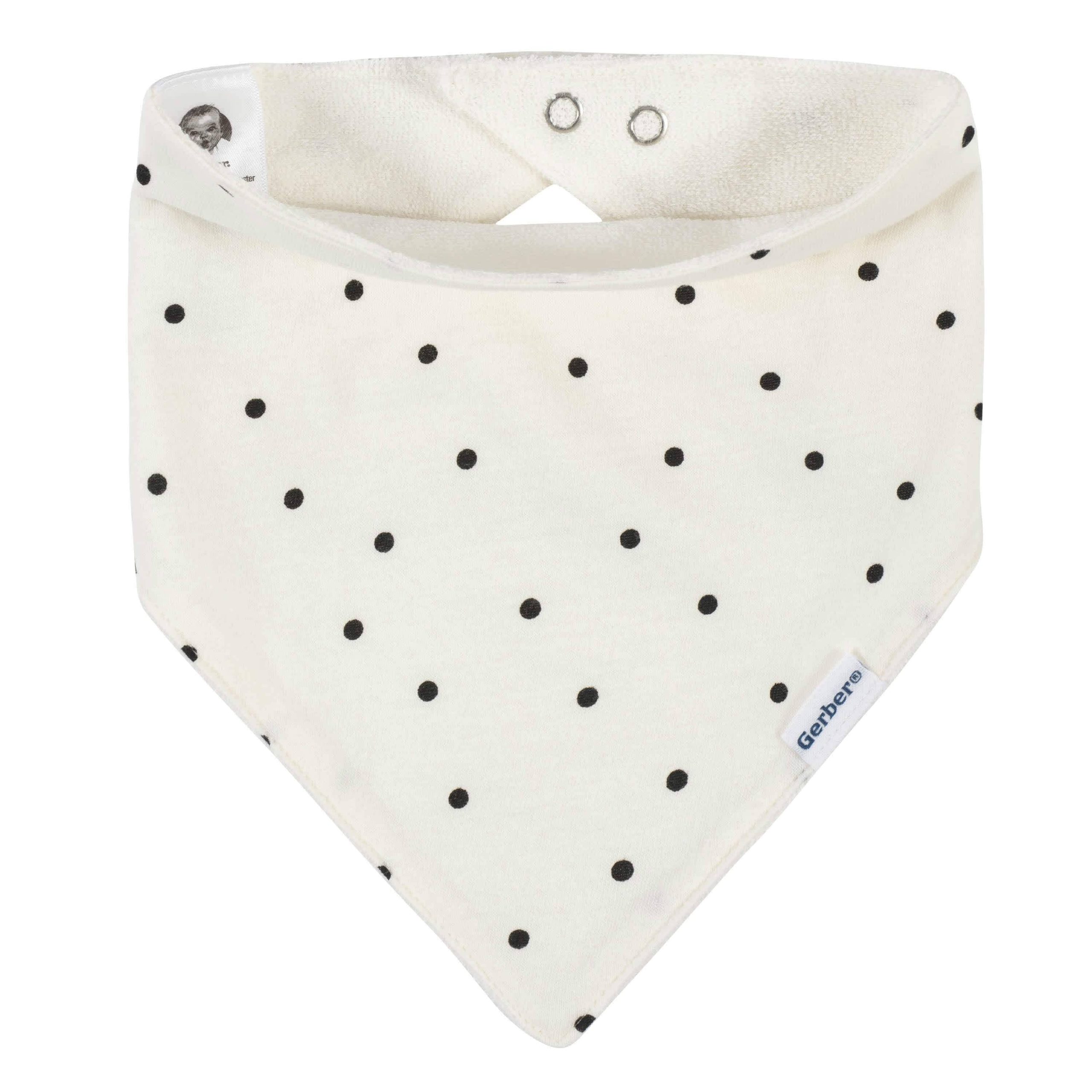 4-Pack Baby Girls Bunny Ballerina Bandana Bibs - Image 3
