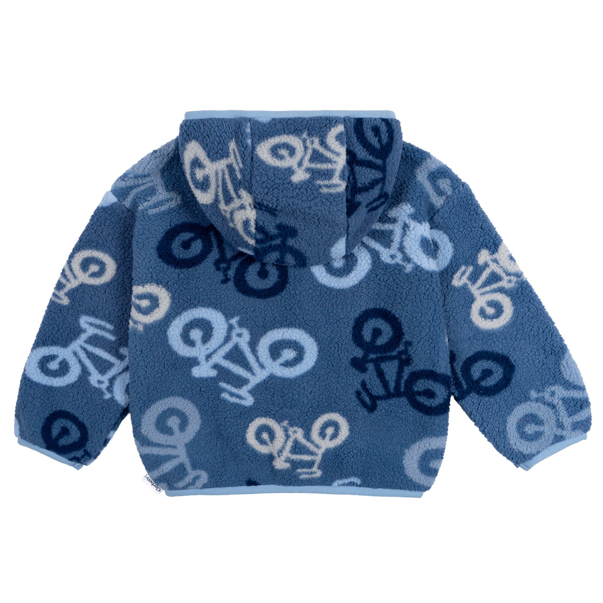 Infant & Toddler Boys Blue Sherpa Jacket - Image 5