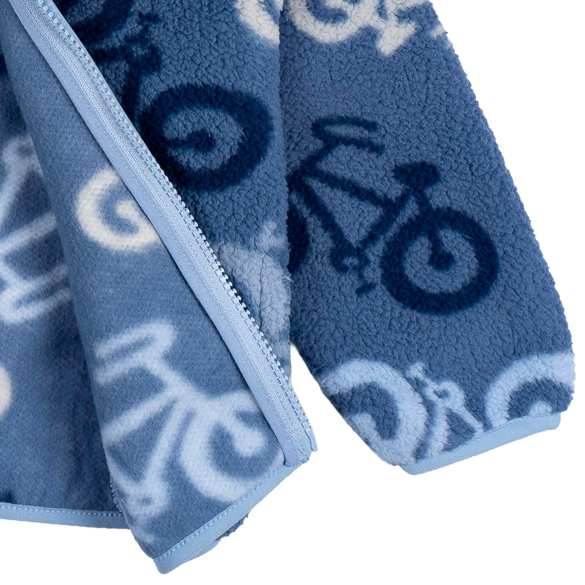 Infant & Toddler Boys Blue Sherpa Jacket - Image 7