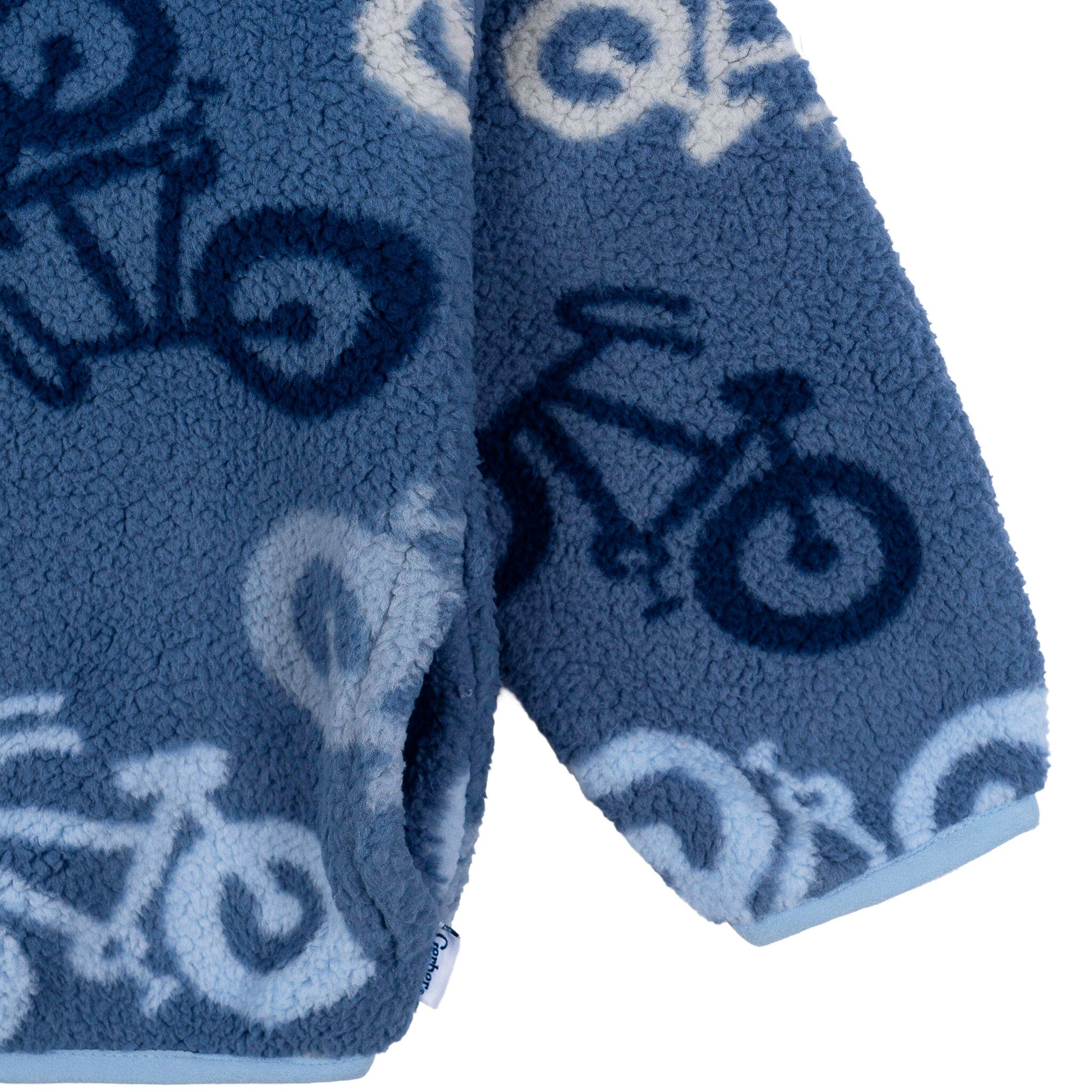 Infant & Toddler Boys Blue Sherpa Jacket - Image 8