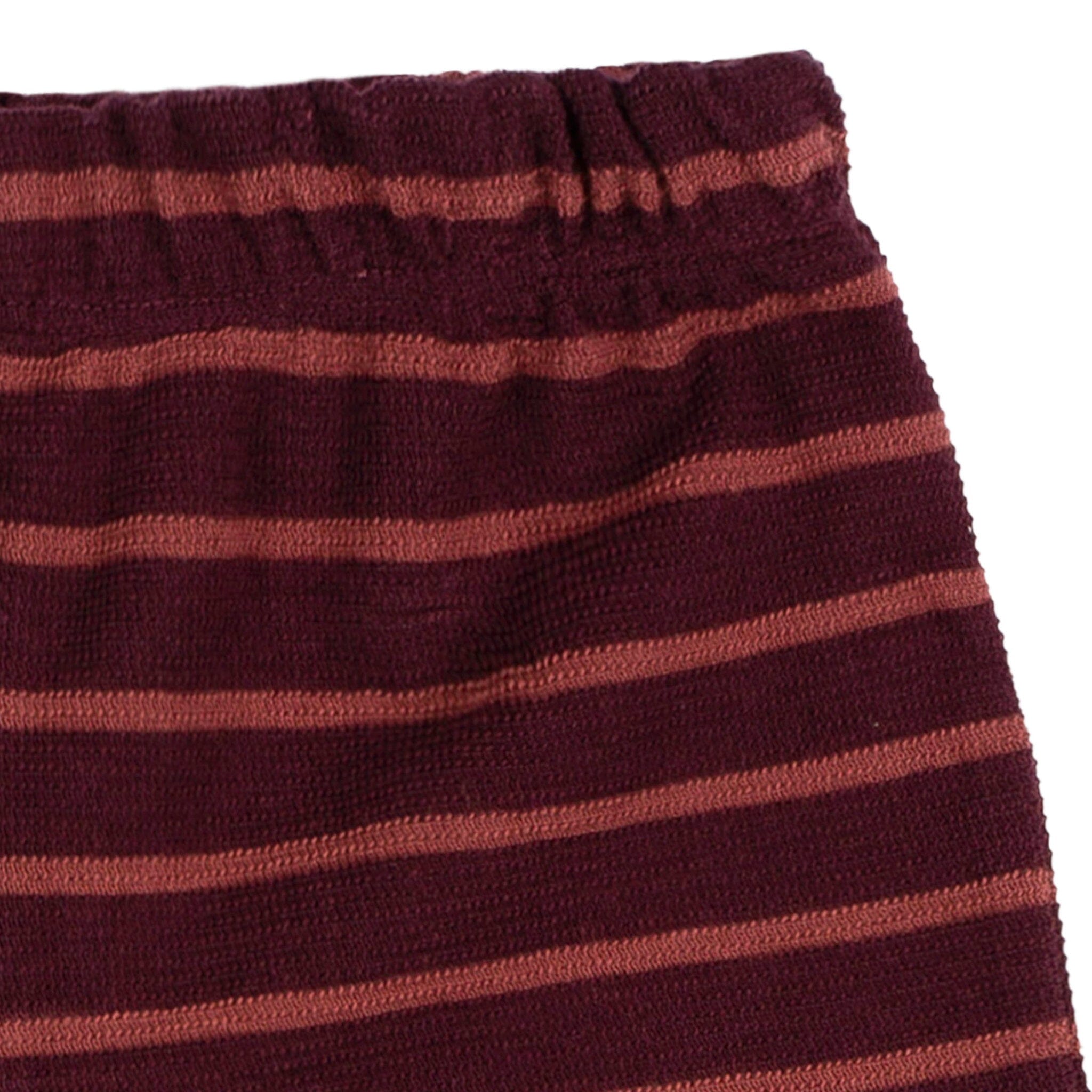 2-Piece Toddler Girls Fig Stripe Long Sleeve Top & Wide Leg Pant Set - Image 6