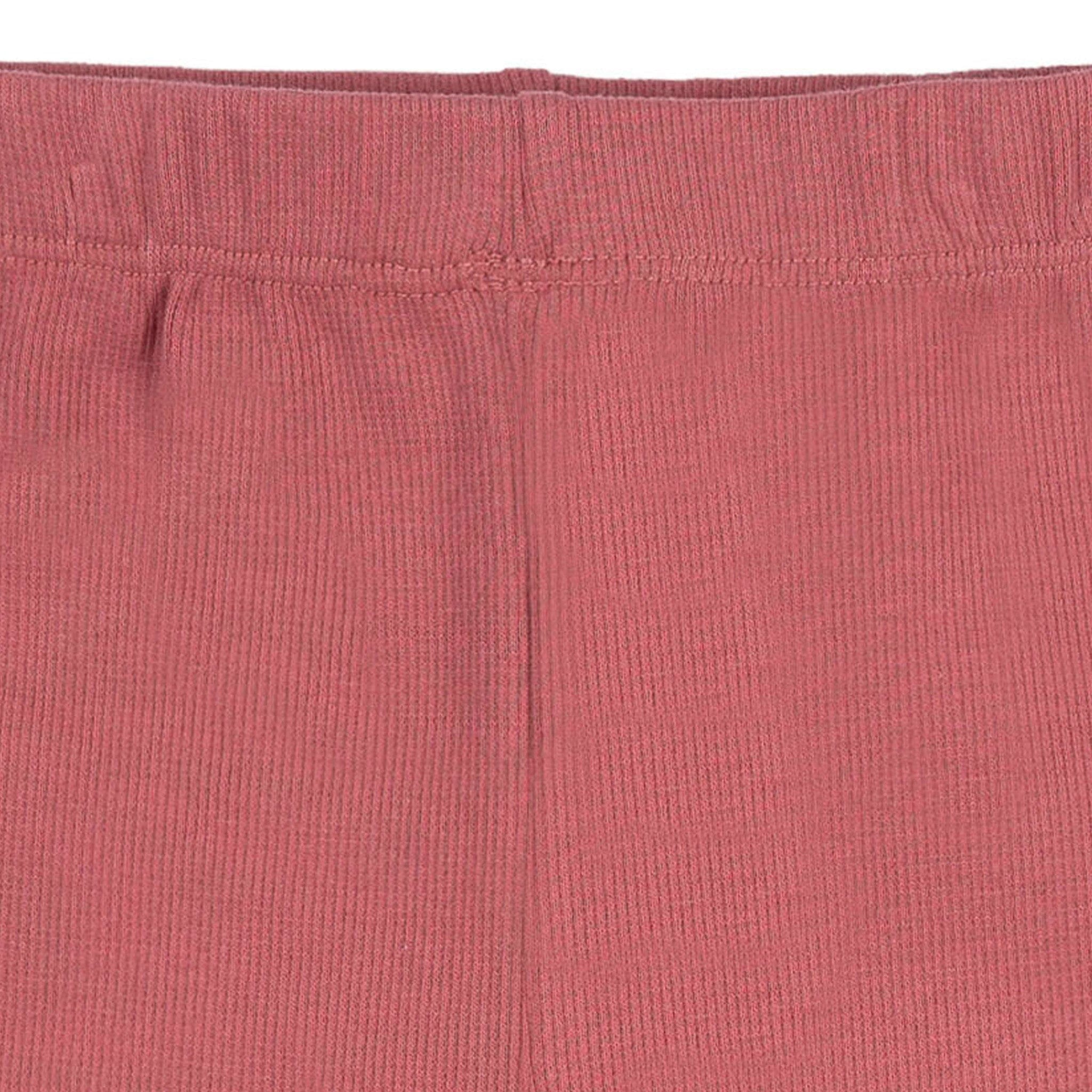 2-Piece Toddler Girls Pink Quilted Top & Flare Legging Set - Image 9