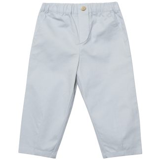 Toddler Boys Gray Canvas Pants