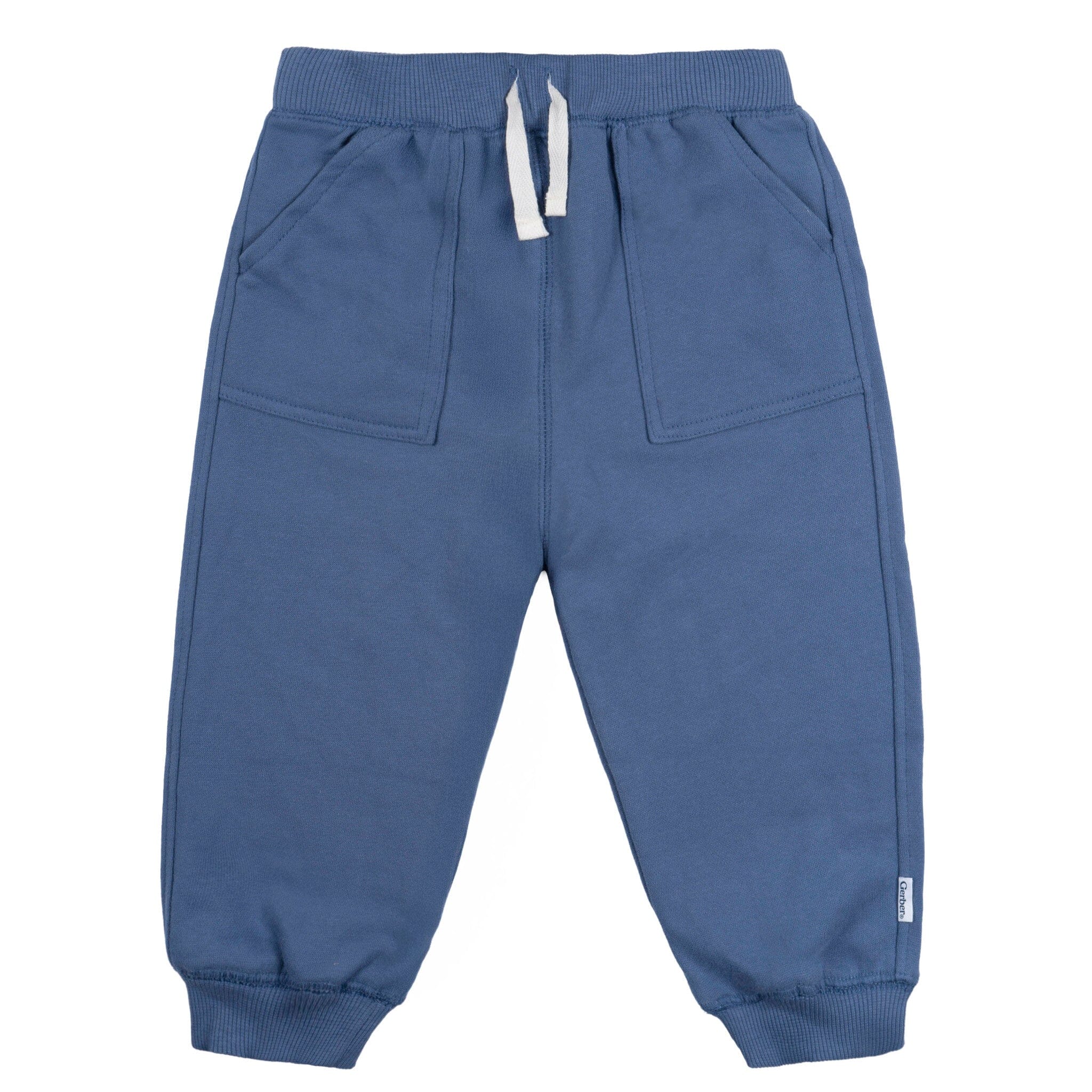 2-Piece Toddler Boys Blue Quilted Top & Jogger Set - Image 8