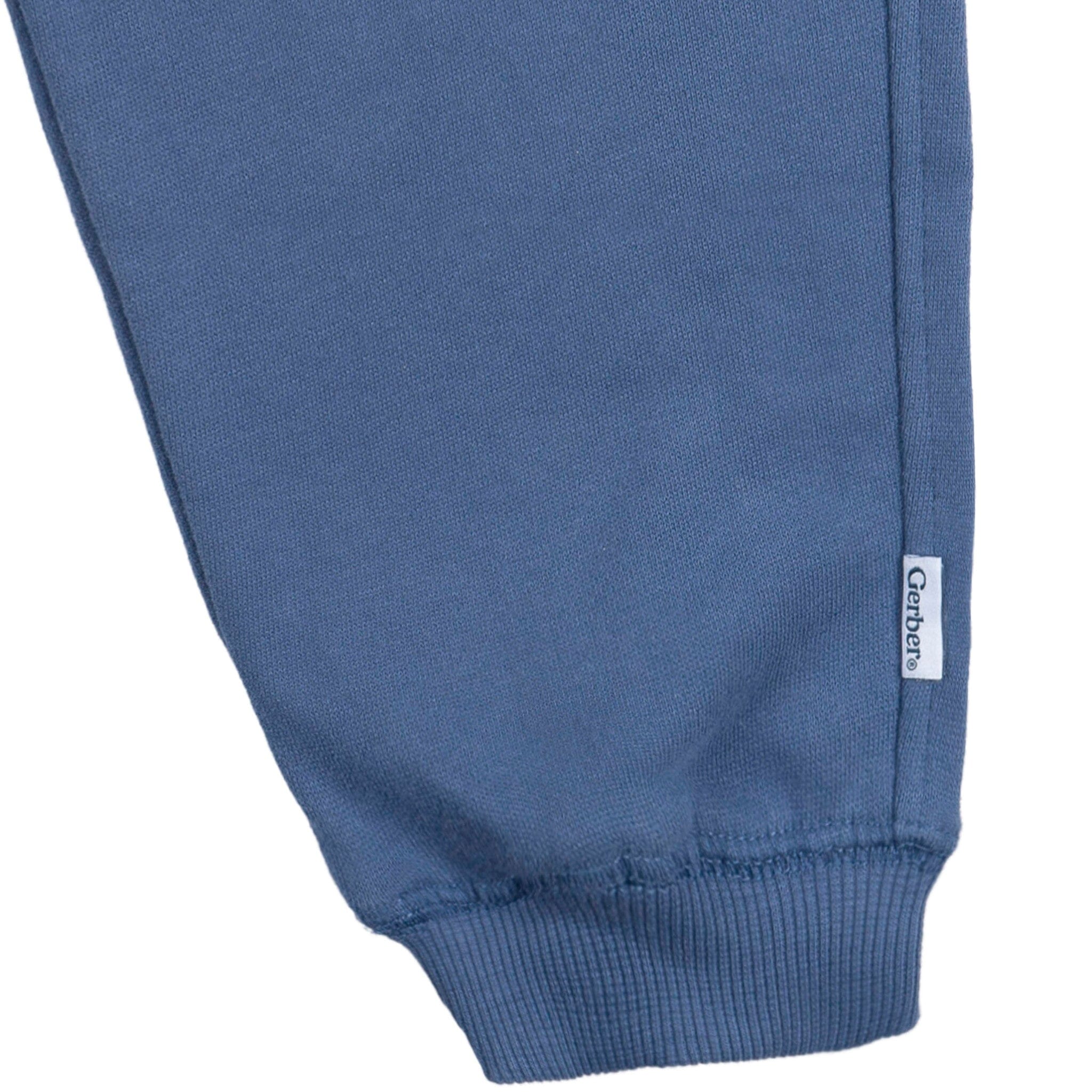 2-Piece Toddler Boys Blue Quilted Top & Jogger Set - Image 10