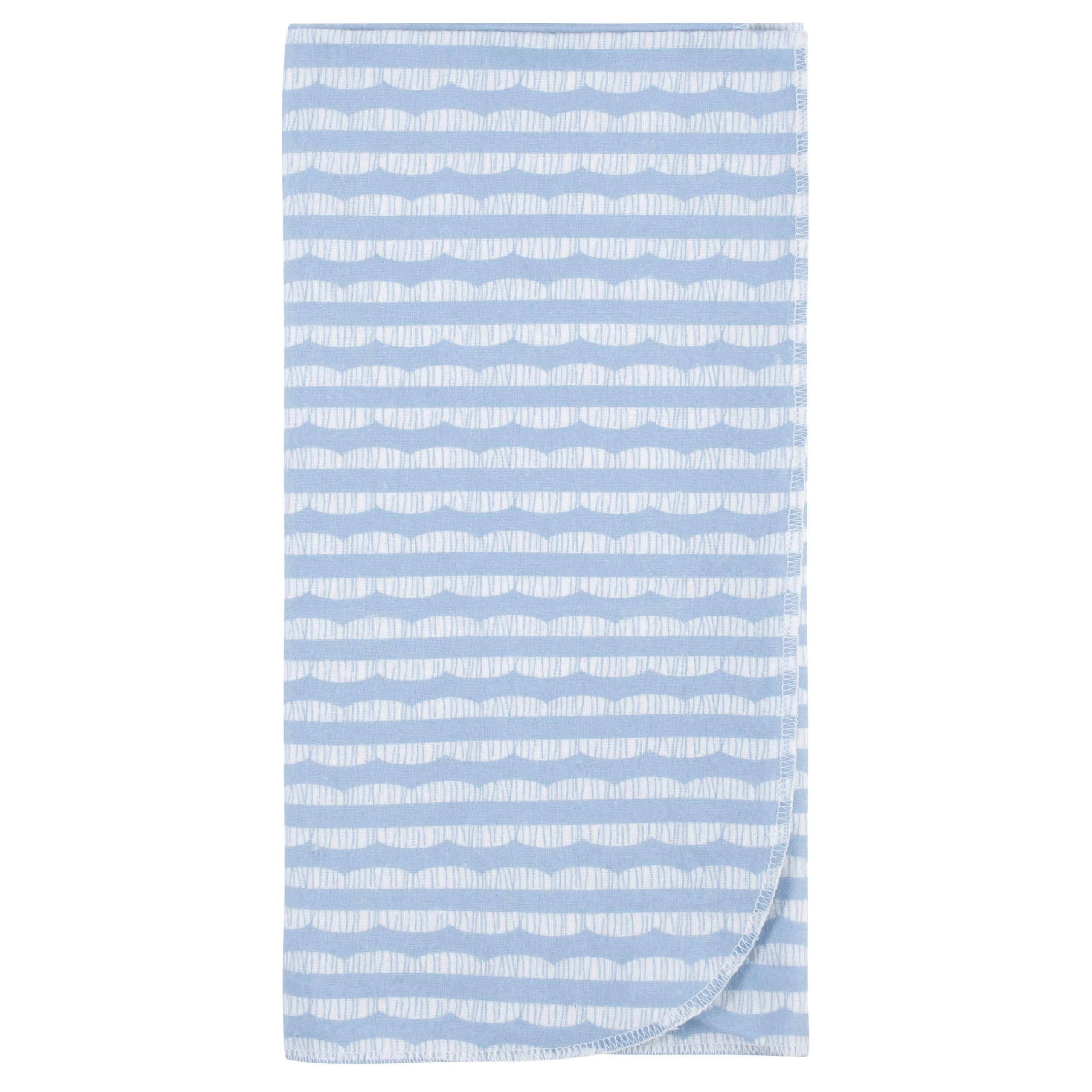5-Pack Baby Boys Dinosaur Flannel Receiving Blankets - Image 3