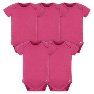 Onesies® Baby Girl 5-Pack Hot Pink Bodysuits