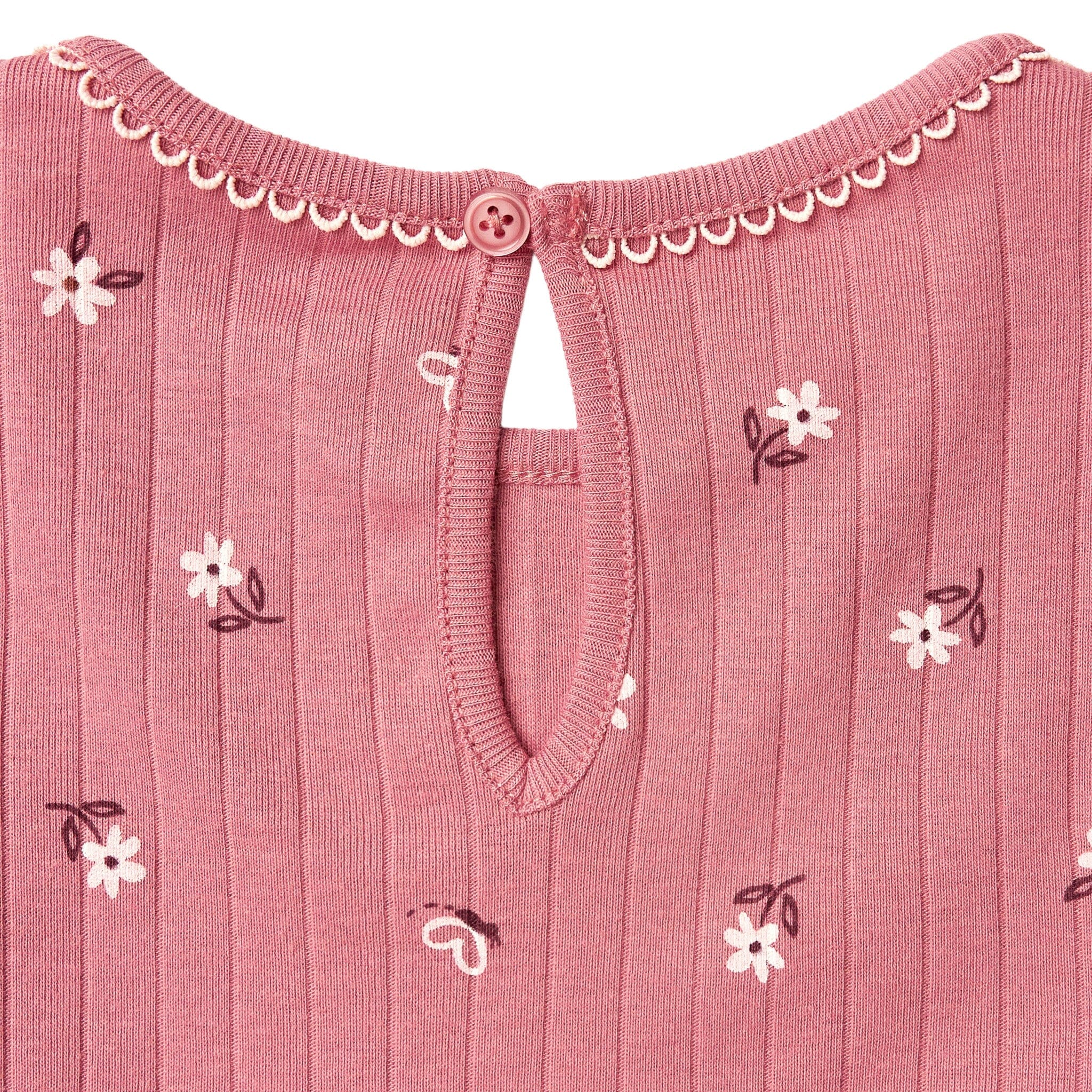 2-Piece Infant & Toddler Girls Rose Dress Set - Image 8