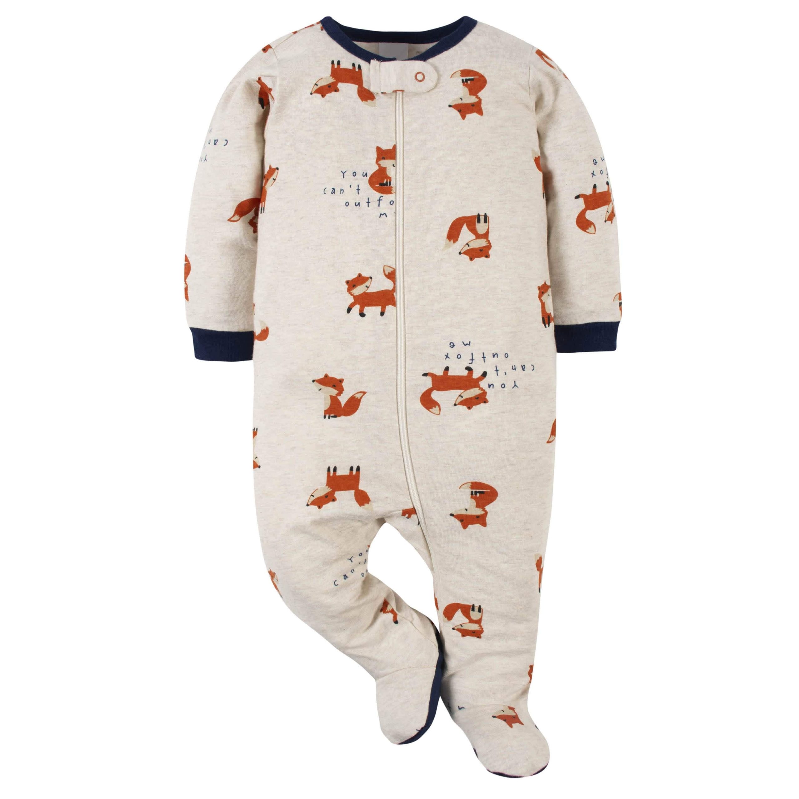 6-Piece Baby Boys Fox Onesies® Bodysuit and Sleep 'N Play Set - Image 3