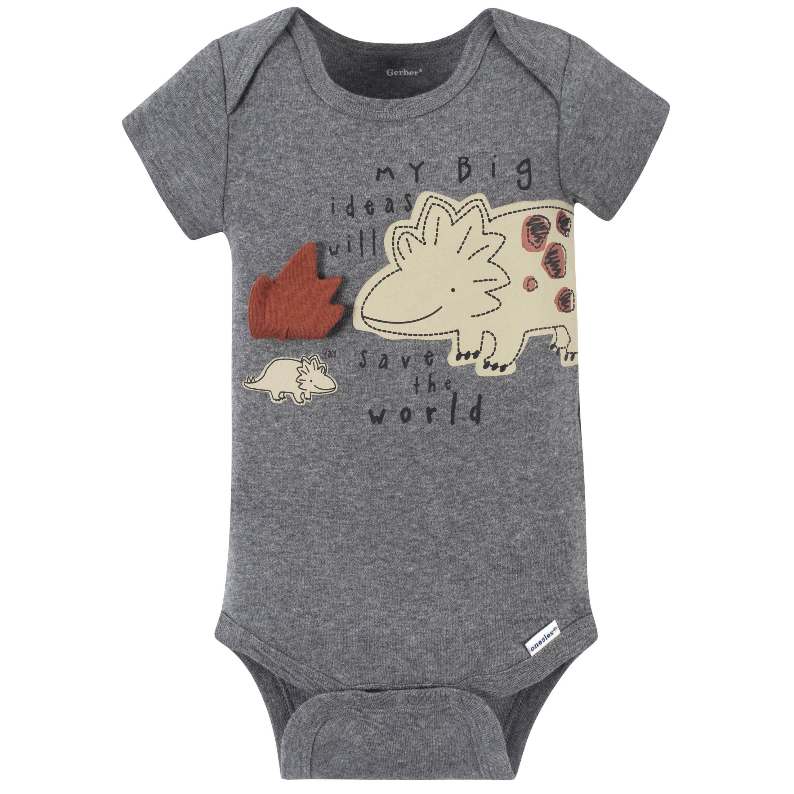 6-Piece Baby Boys Dino Onesies® Bodysuit and Sleep 'N Play Set - Image 4