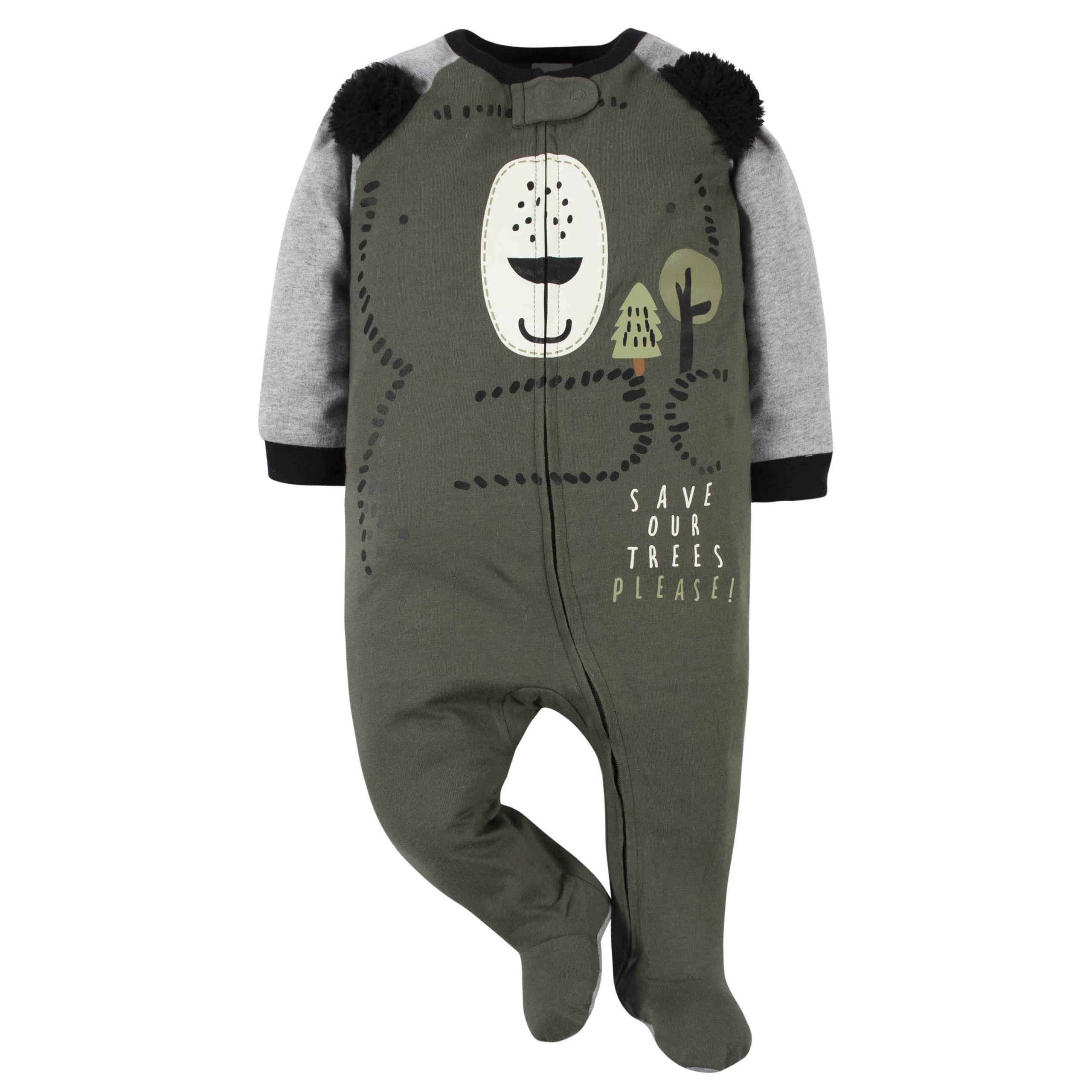 6-Piece Baby Boys Bear Onesies® Bodysuit and Sleep 'N Play Set - Image 8