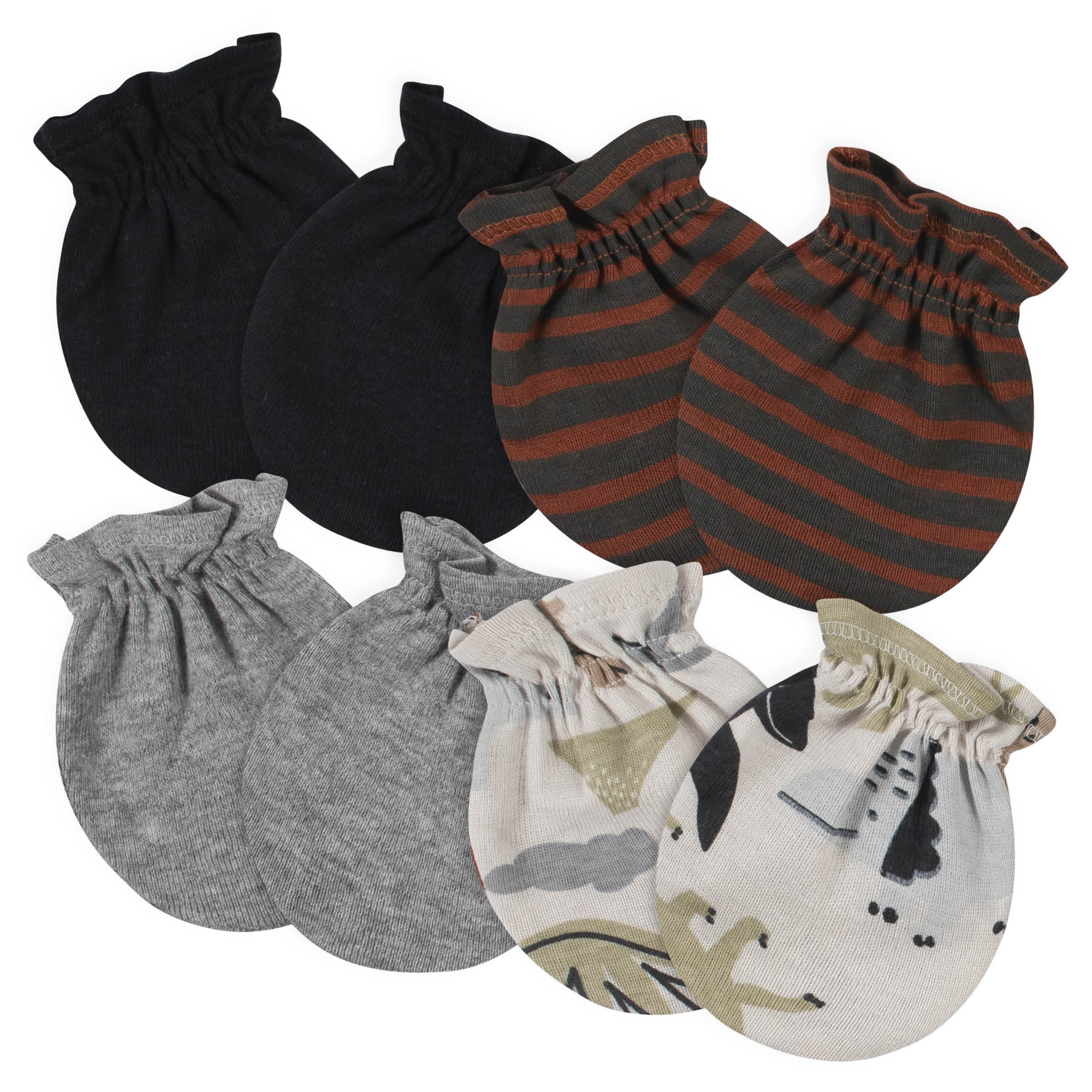 18-Piece Baby Boys Dino Onesies® Bodysuit, Mitten, Cap, & Sock Set - Image 3