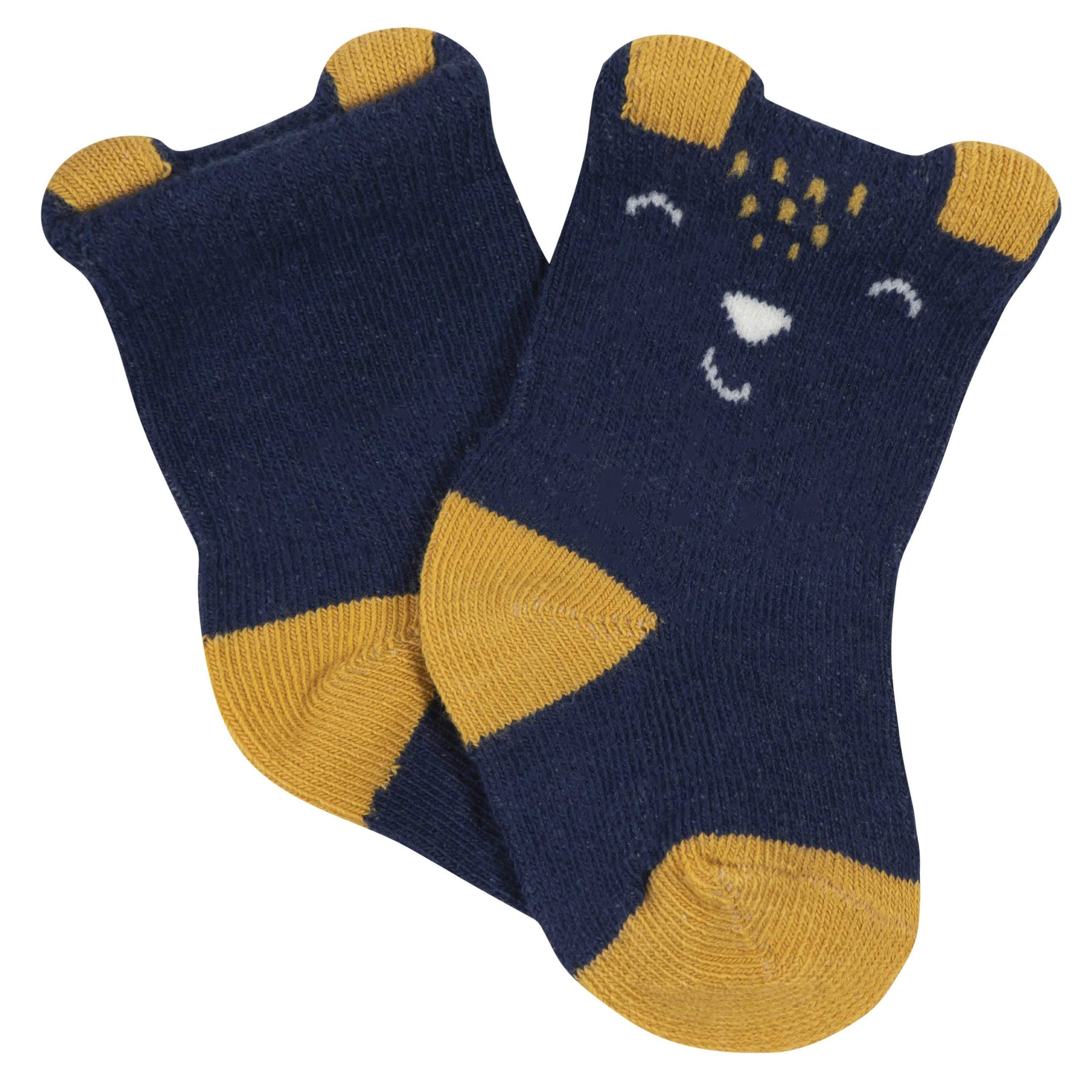 6-Pack Baby Boys Fox Wiggle Proof® Jersey Crew Socks - Image 7