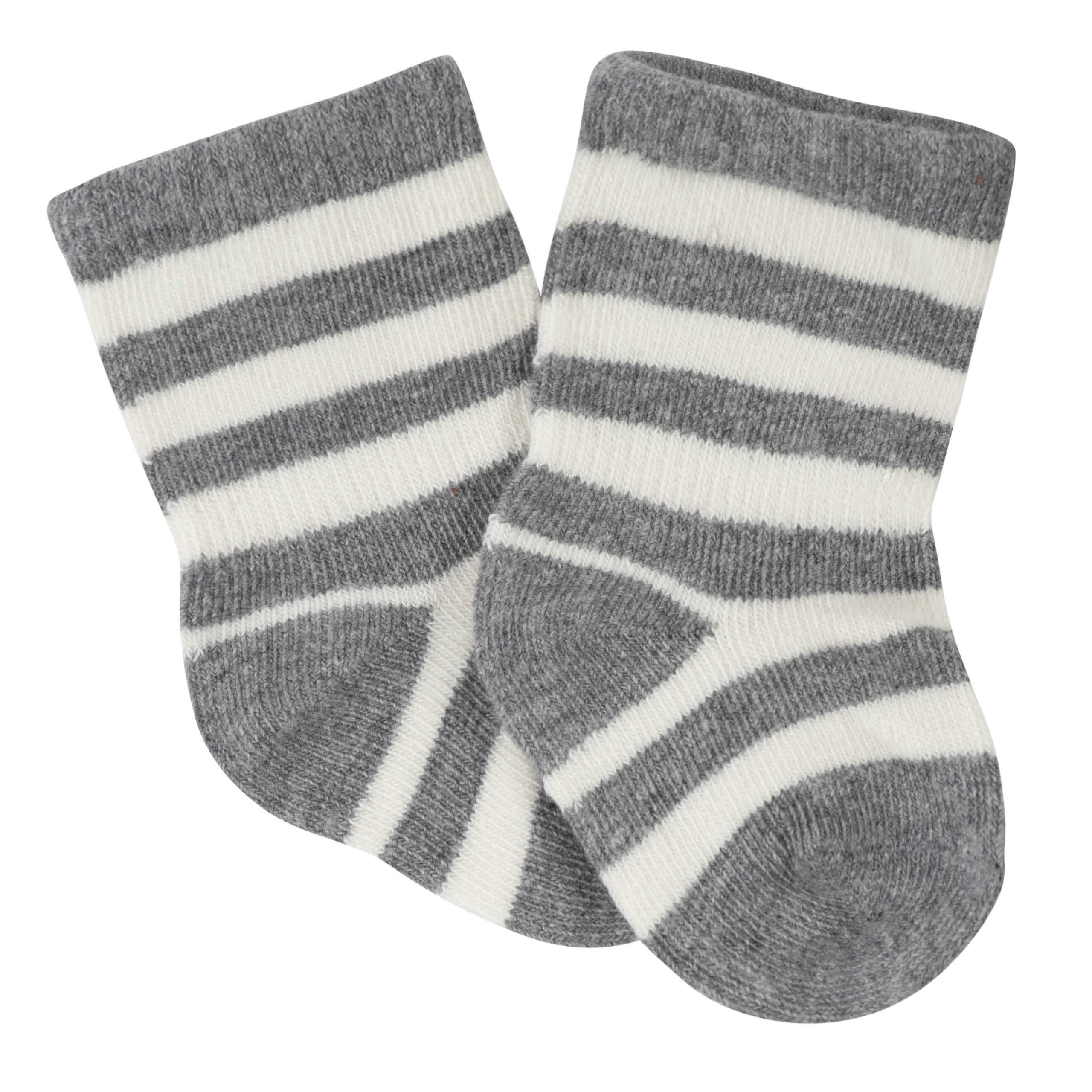 6-Pack Baby Boys Dino Wiggle Proof® Jersey Crew Socks - Image 3