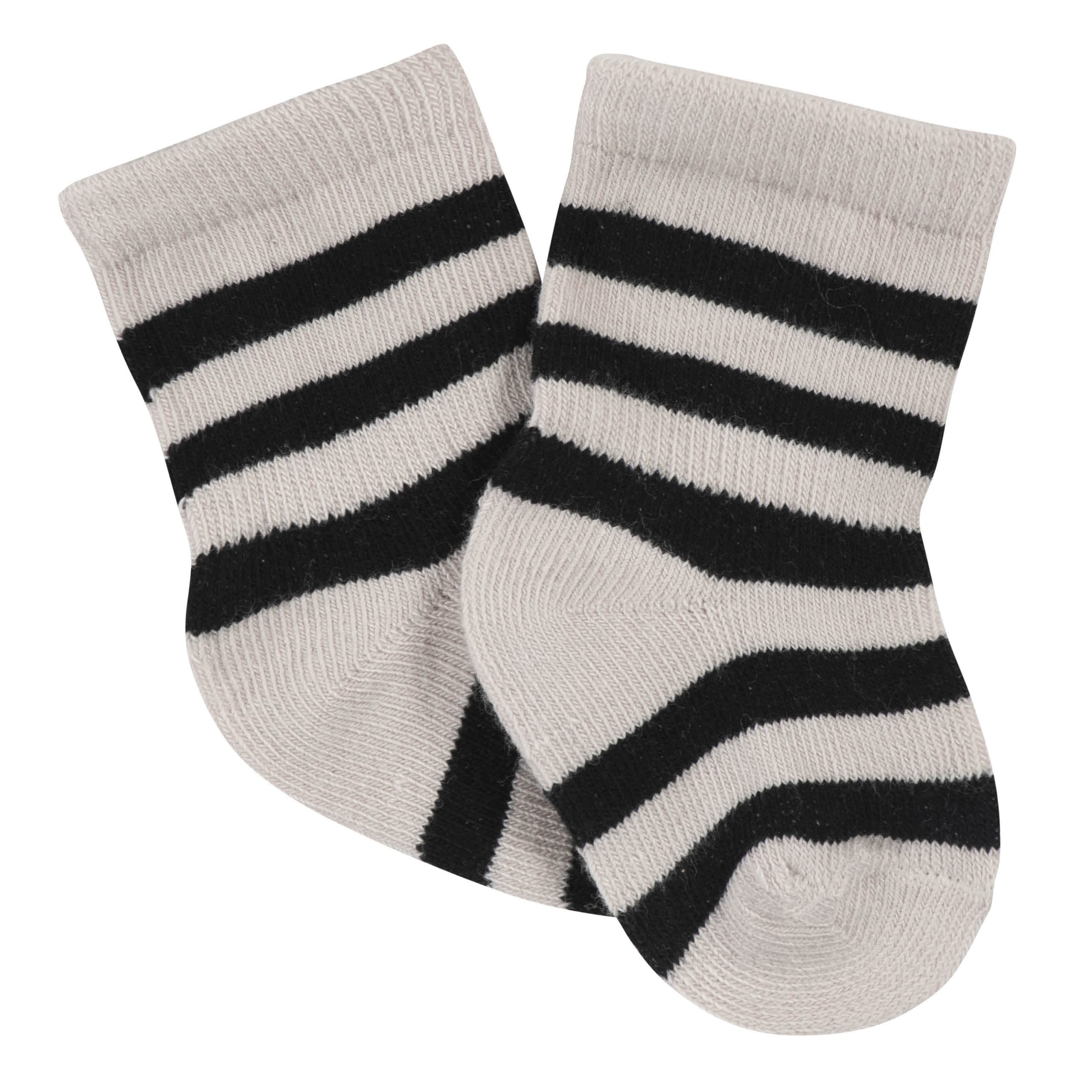 6-Pack Baby Boys Dino Wiggle Proof® Jersey Crew Socks - Image 5
