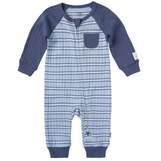 Baby Boys Blue Stripe Romper